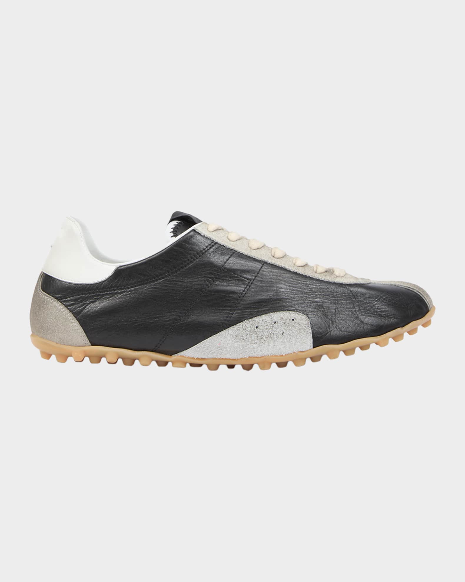 Maison Margiela Men's Sprinters Nylon and Leather Low-Top Sneakers
