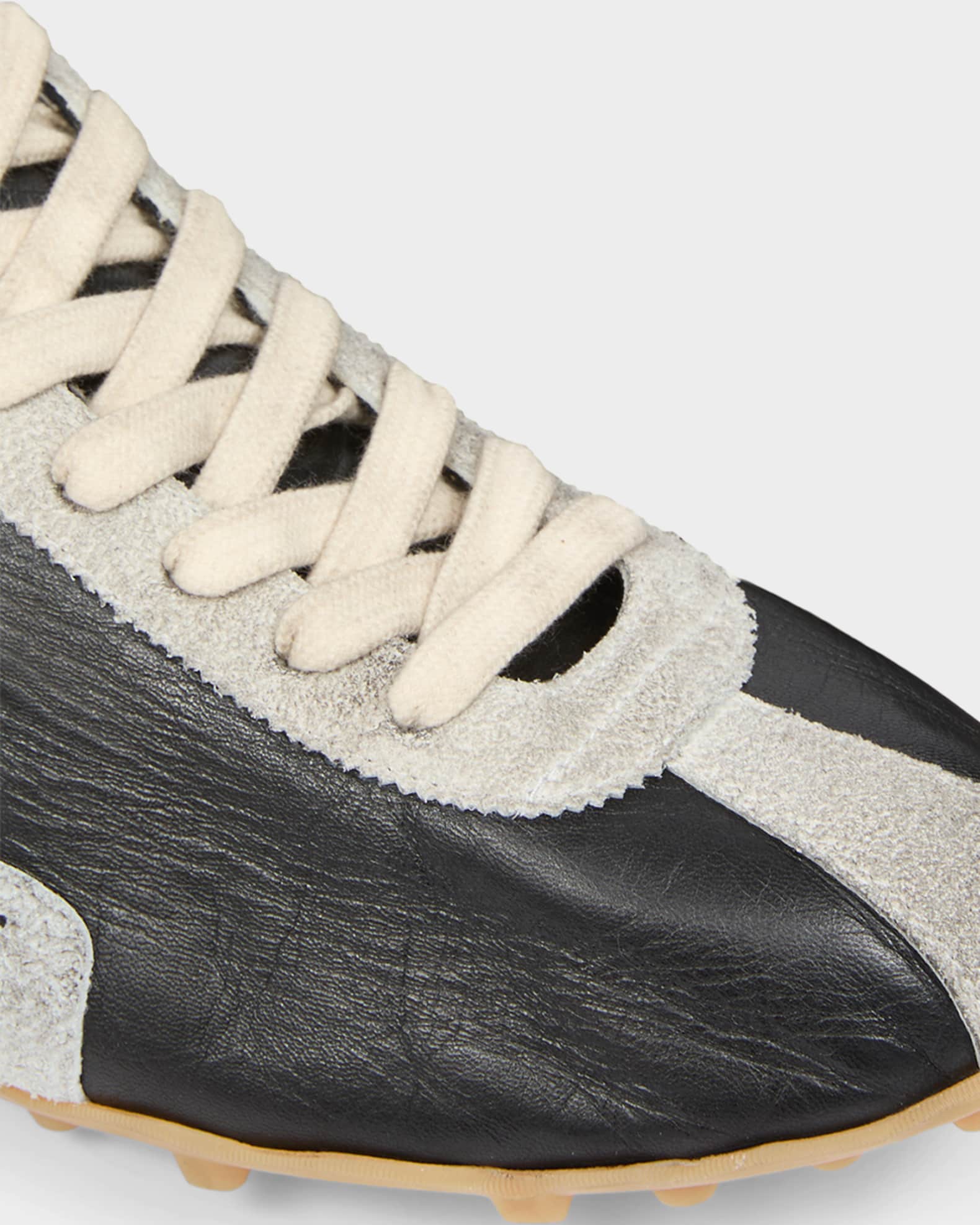 Maison Margiela Men's Sprinters Nylon and Leather Low-Top Sneakers
