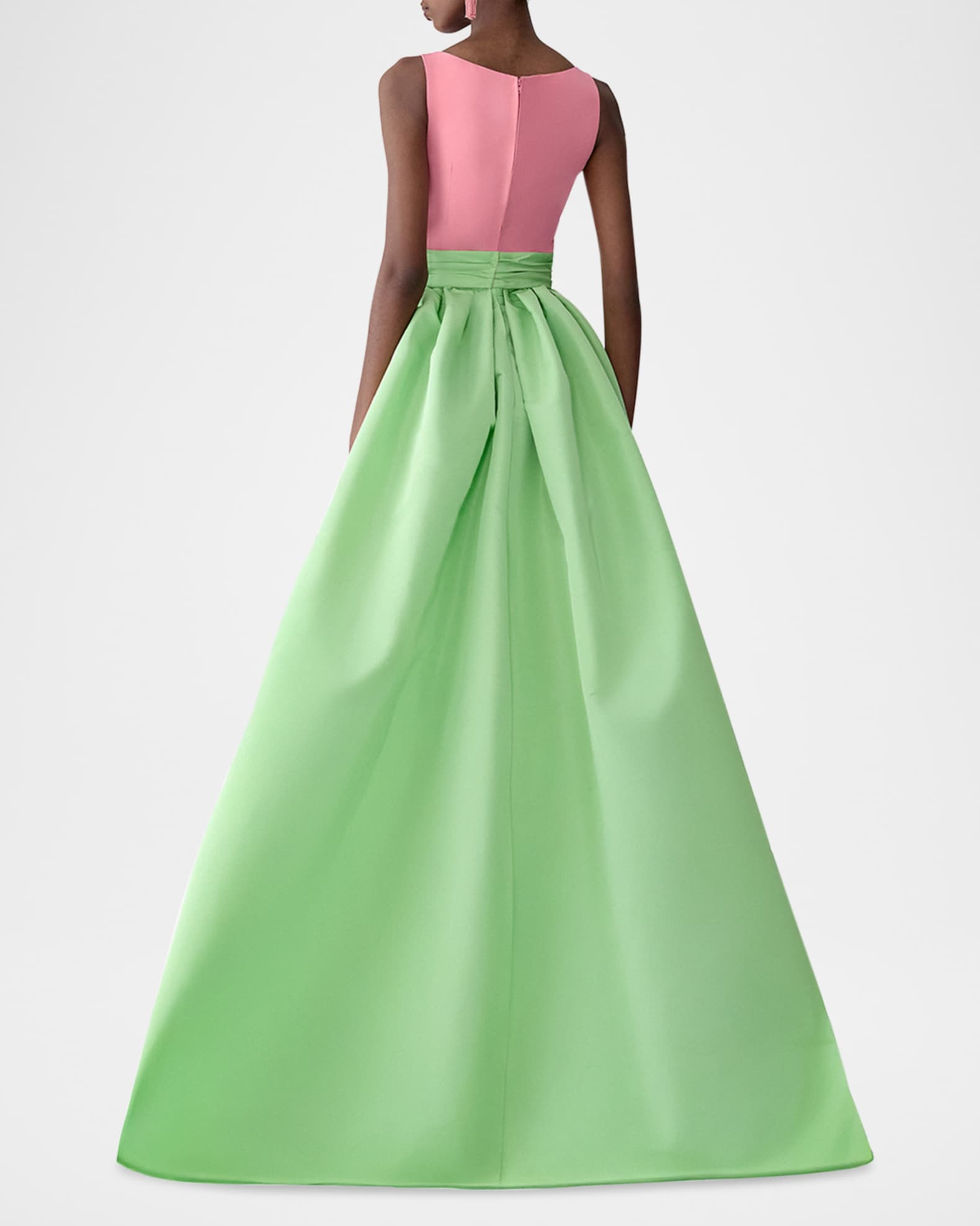 slim fit dress slacks Floral Jacquard and Velvet Midi Dress, Pine Green / 6