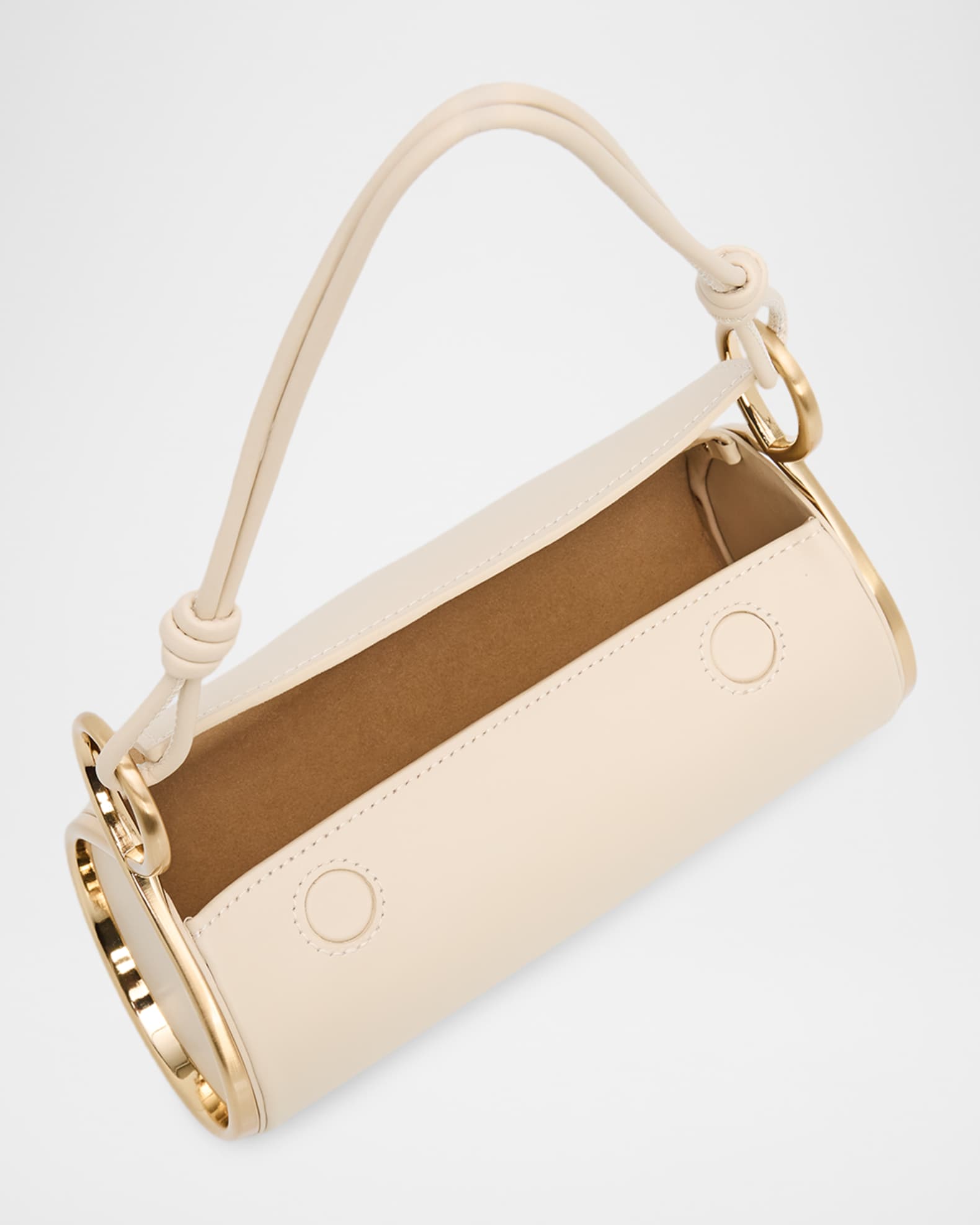 Dahlia Cylindrical Leather Shoulder Bag | Neiman Marcus