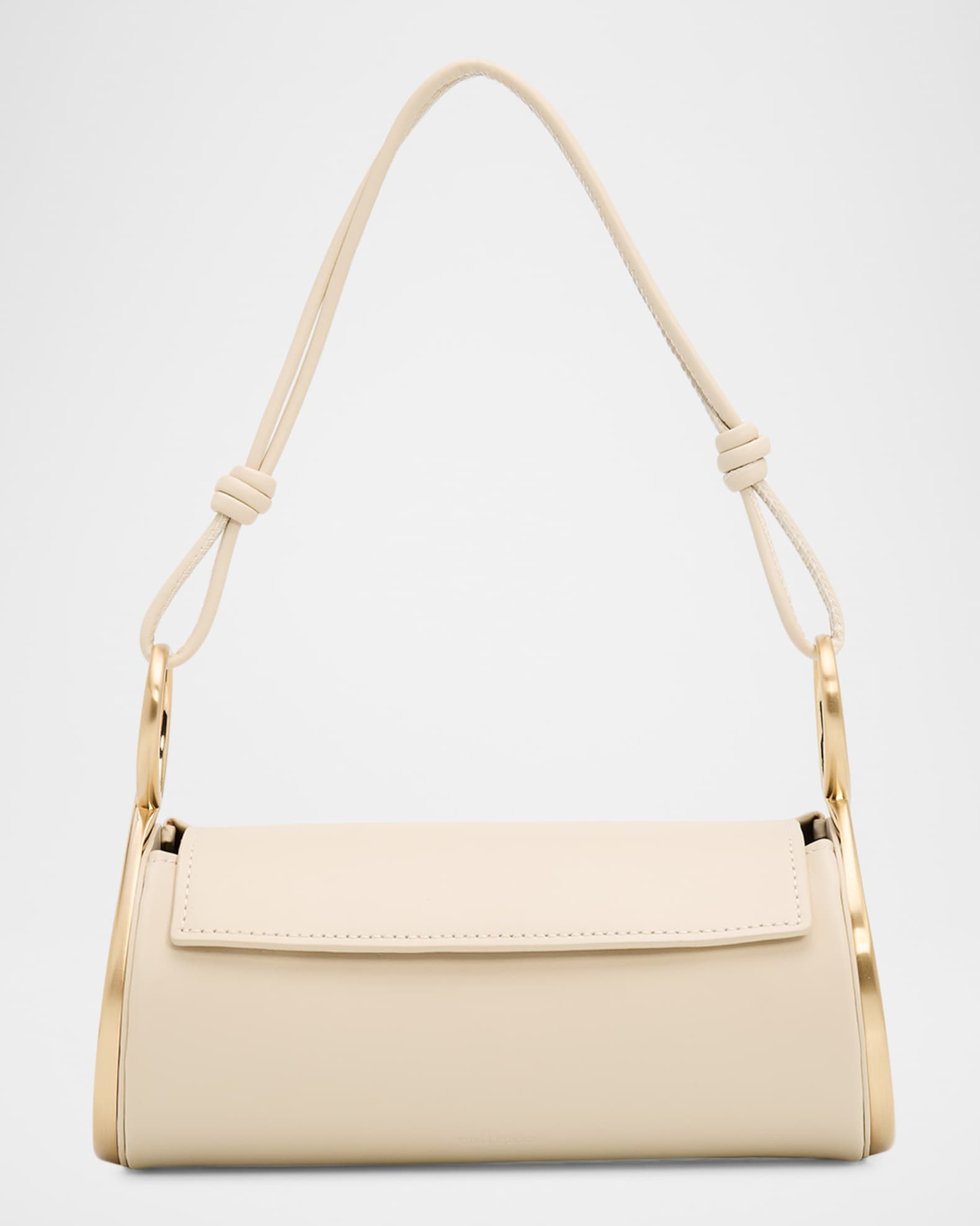 Cult Gaia Dahlia Cylindrical Leather Shoulder Bag | Neiman Marcus