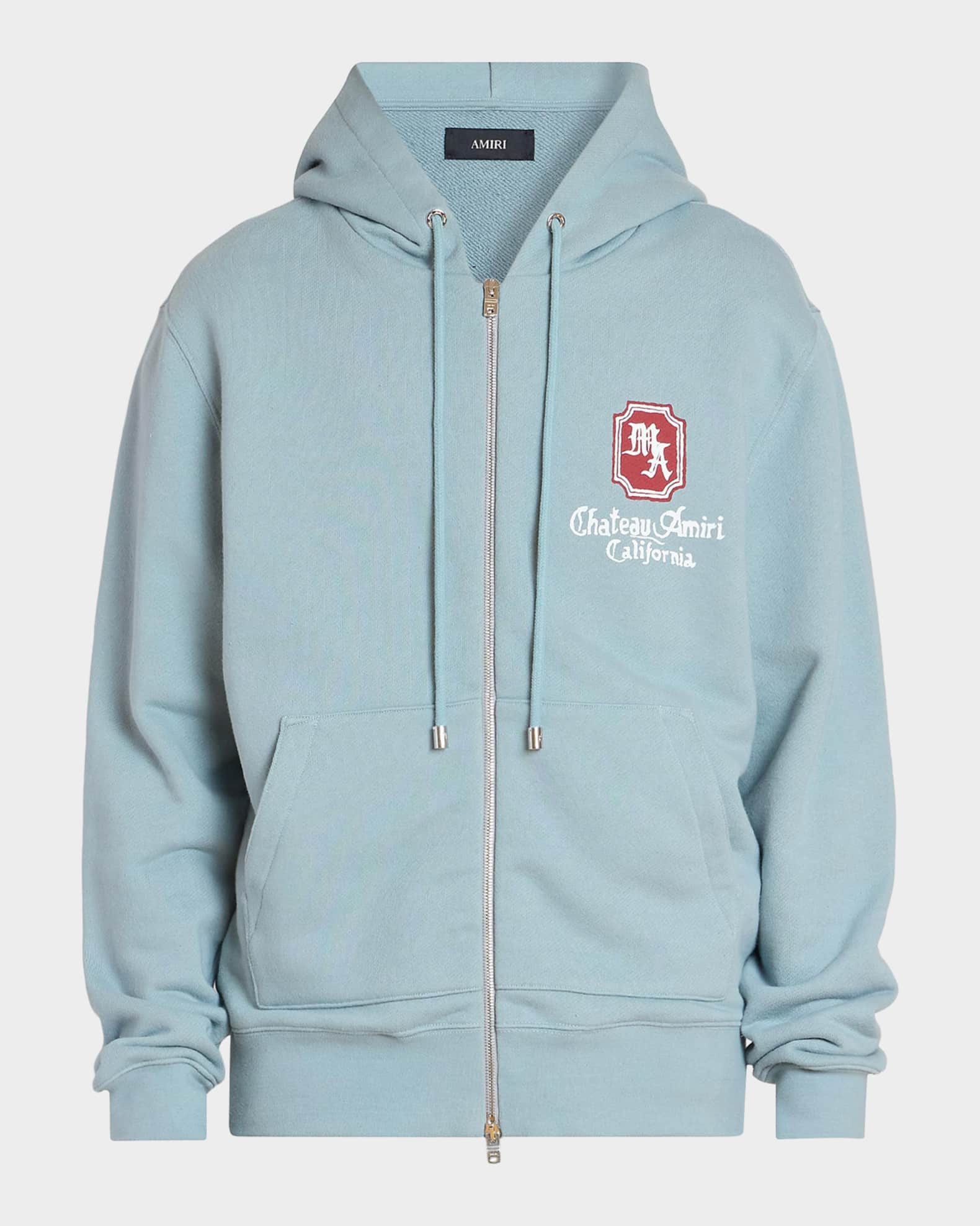 Amiri MA Chateau Full-Zip Hoodie | Neiman Marcus