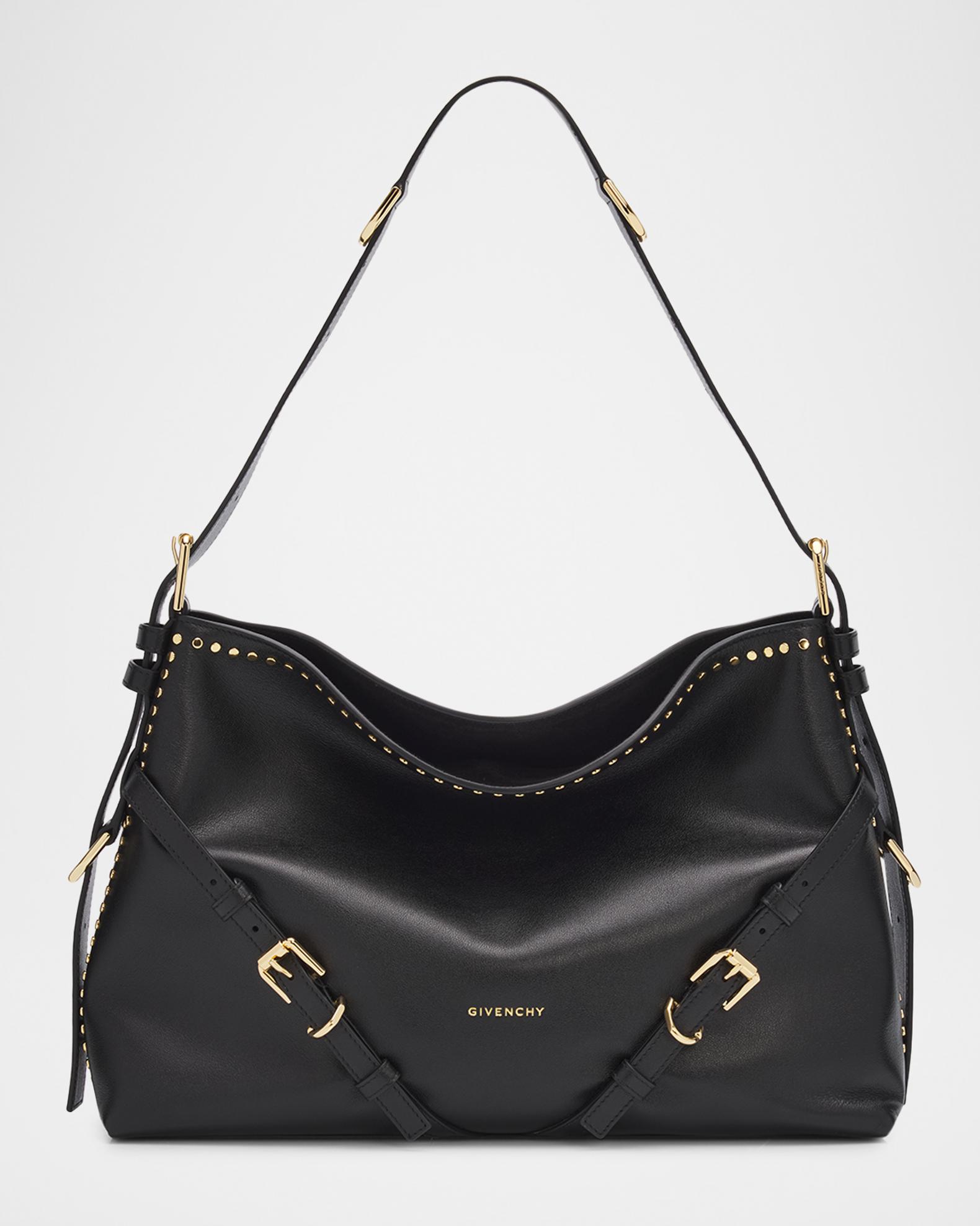 Givenchy Voyou Medium Leather Shoulder Bag | Neiman Marcus