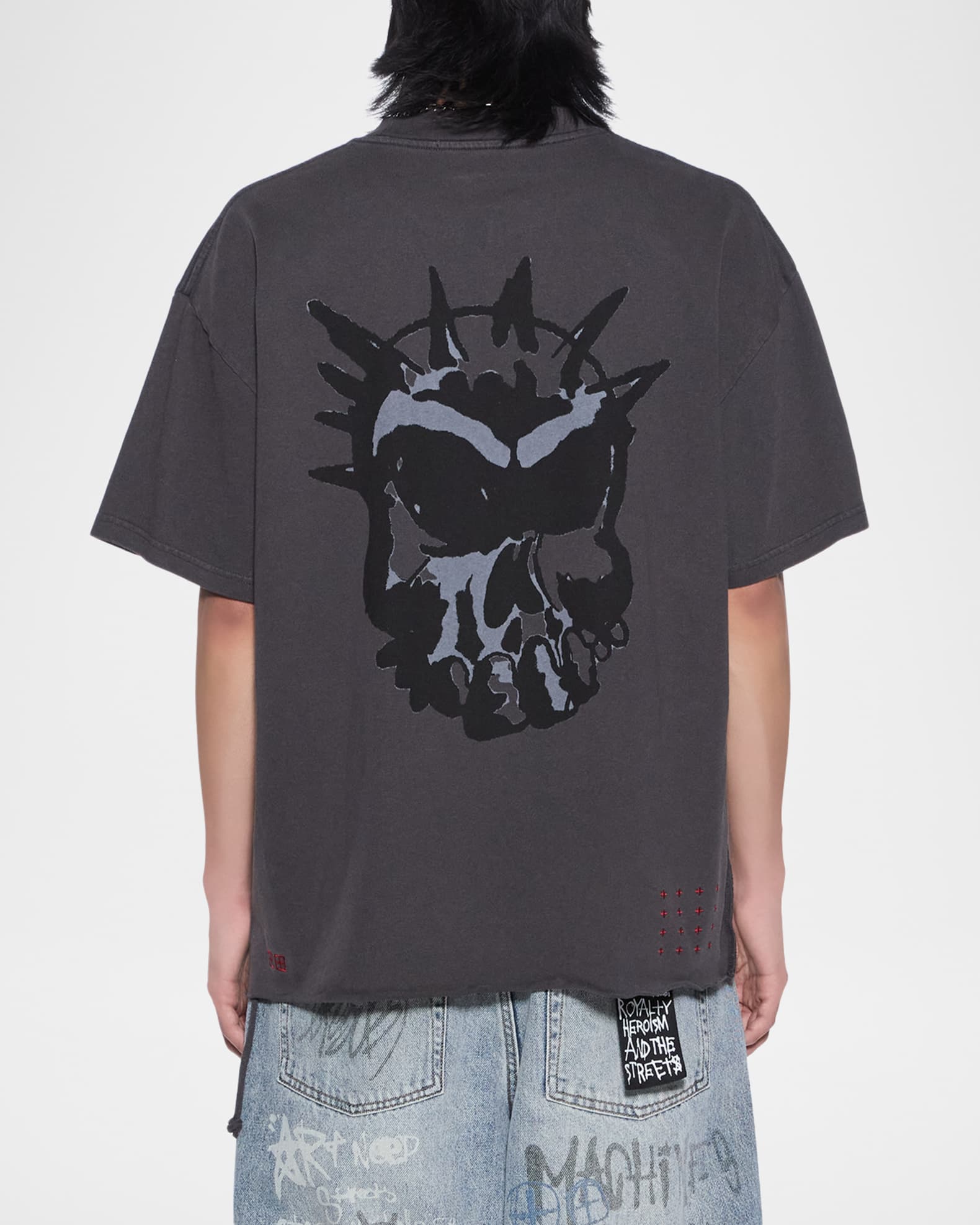 Ksubi Men's Graff Ekcess Oversized Cotton Logo T-Shirt | Neiman Marcus