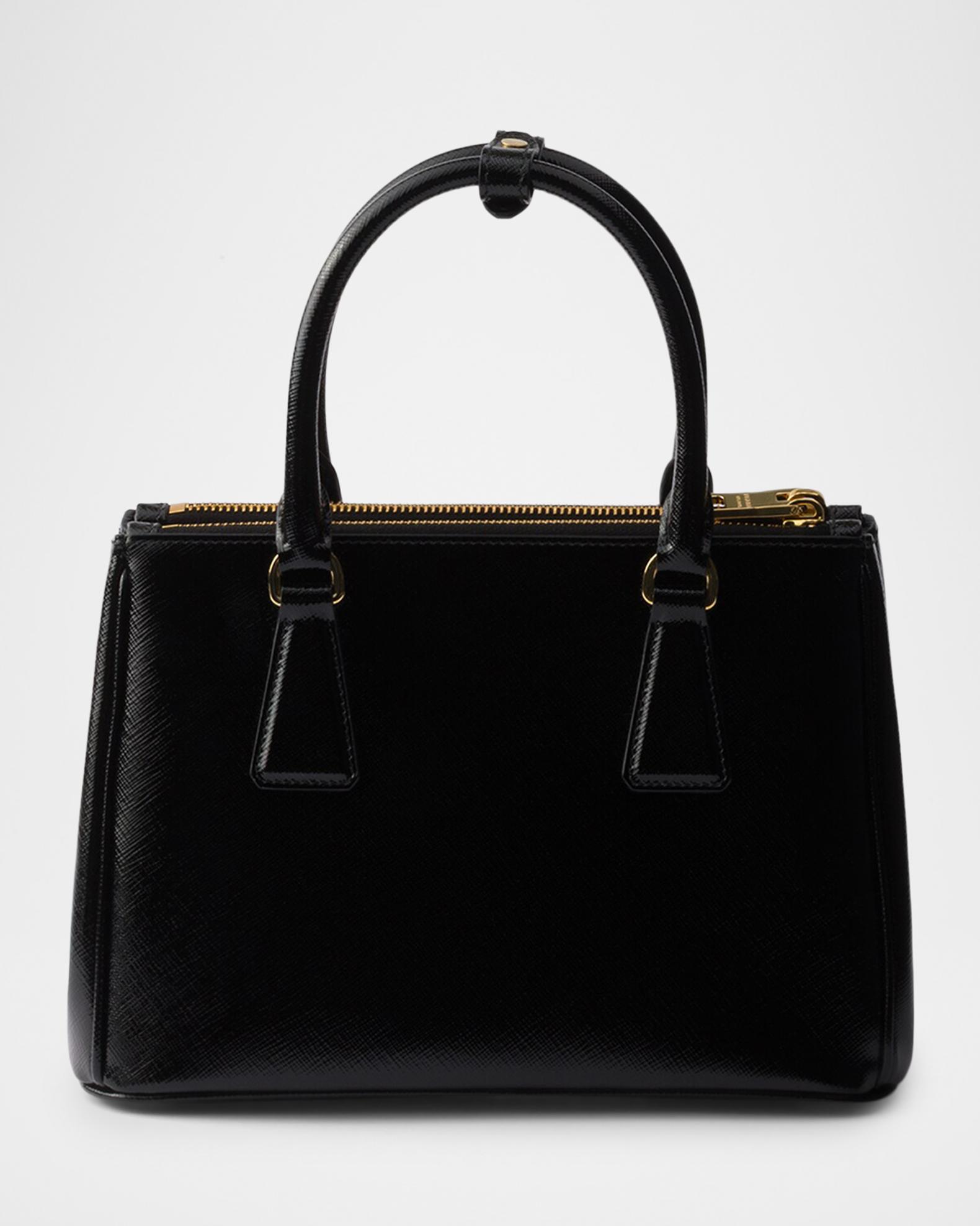 Prada Galleria Small Patent Saffiano Leather Top Handle Bag