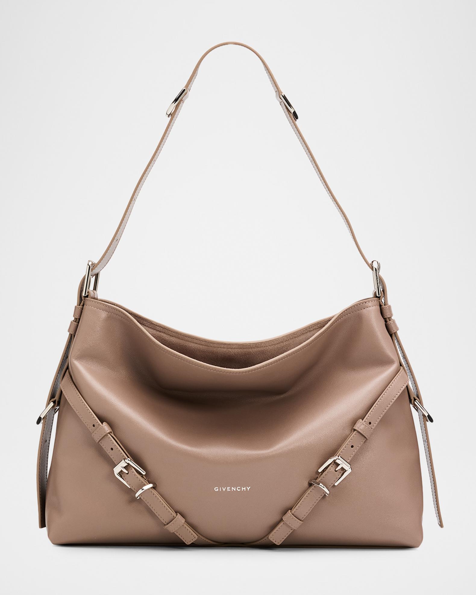 Givenchy Voyou Medium Shoulder Bag in Leather | Neiman Marcus