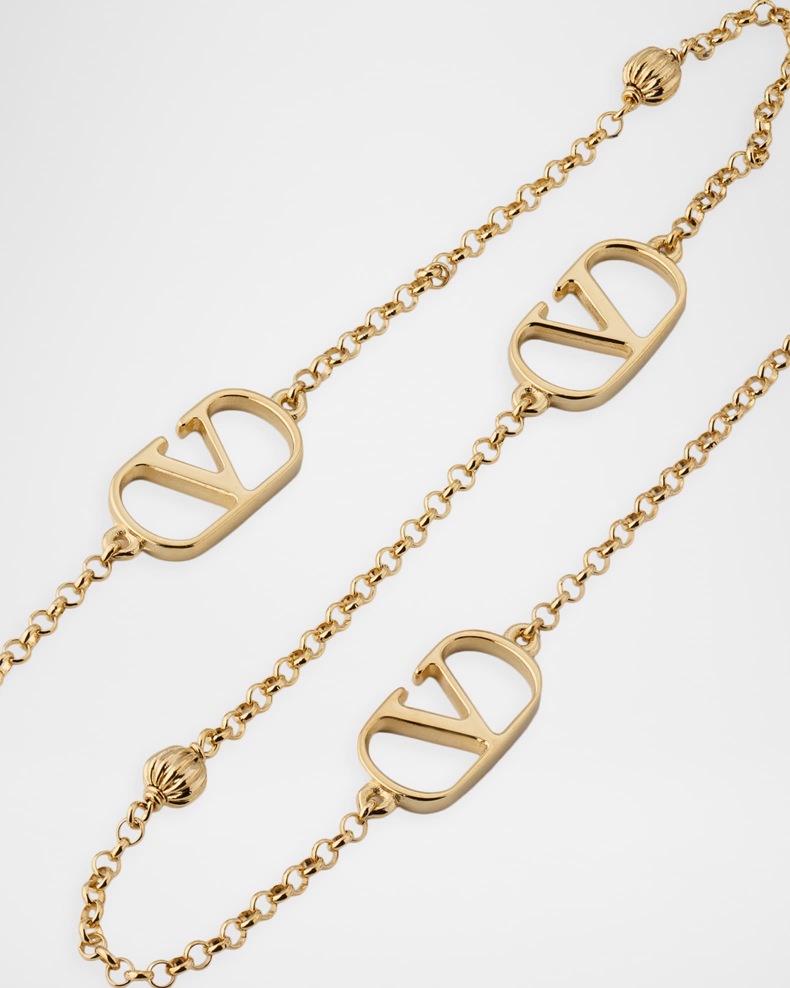 VALENTINO オーナメント Valentino Garavani VLogo Signature Metal Necklace | Neiman Marcus