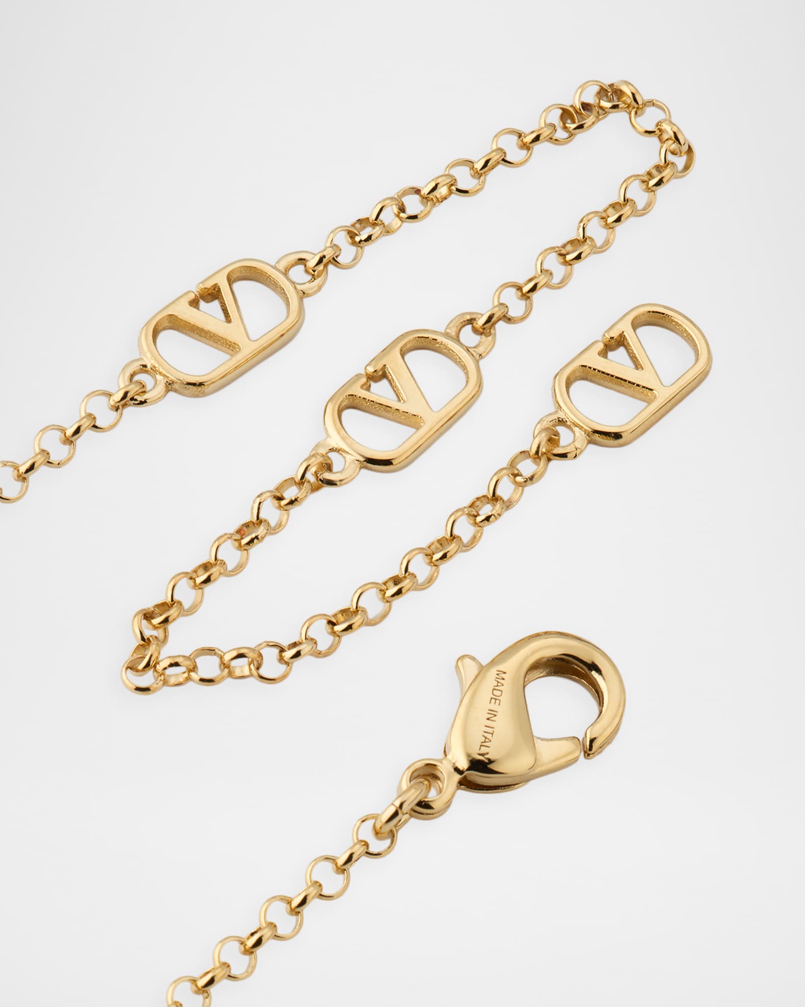 Valentino Garavani VLogo Signature Metal Necklace | Neiman Marcus