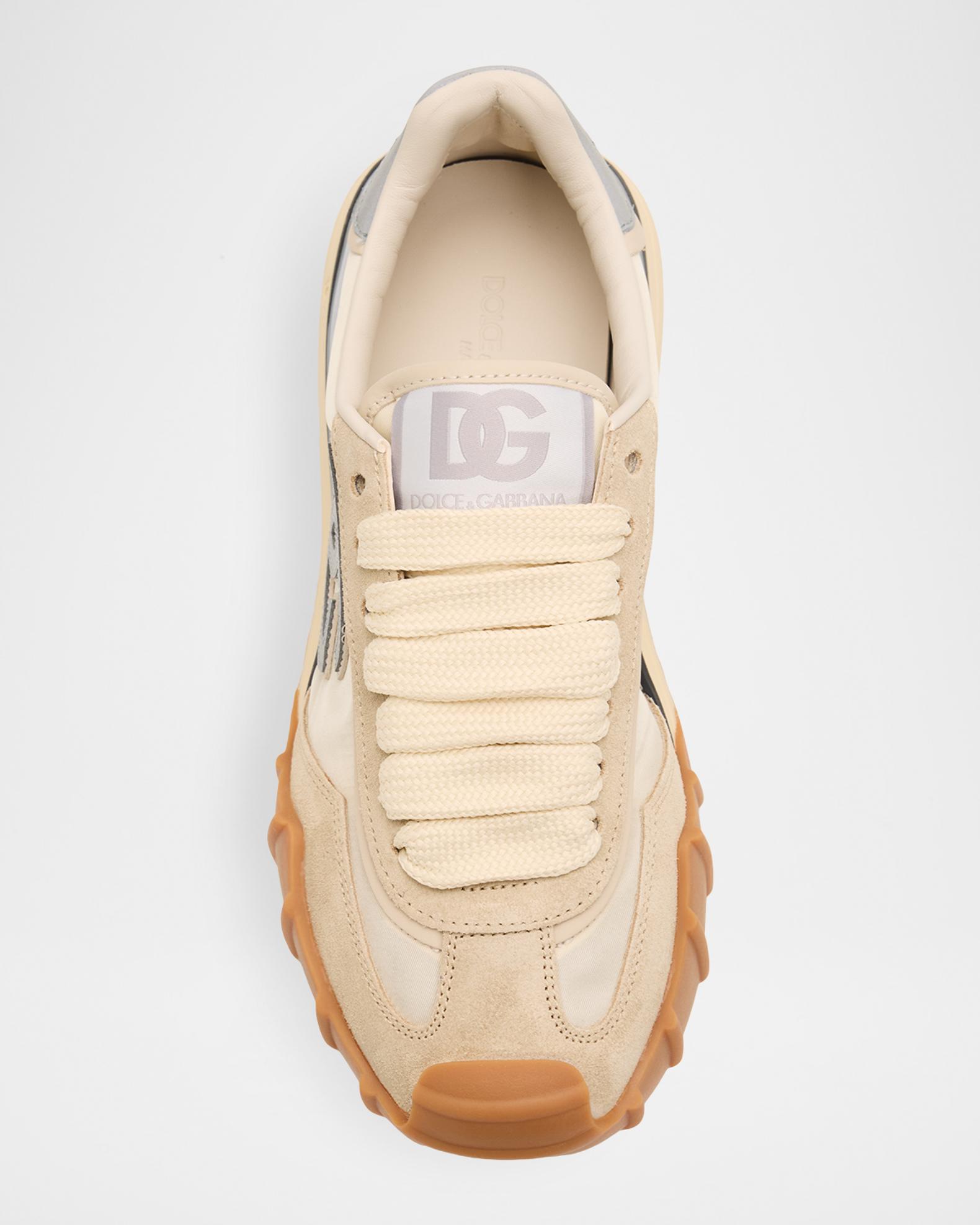 靴 DG Dolce&Gabbana DG Cushion Nylon and Leather Low-Top Sneakers