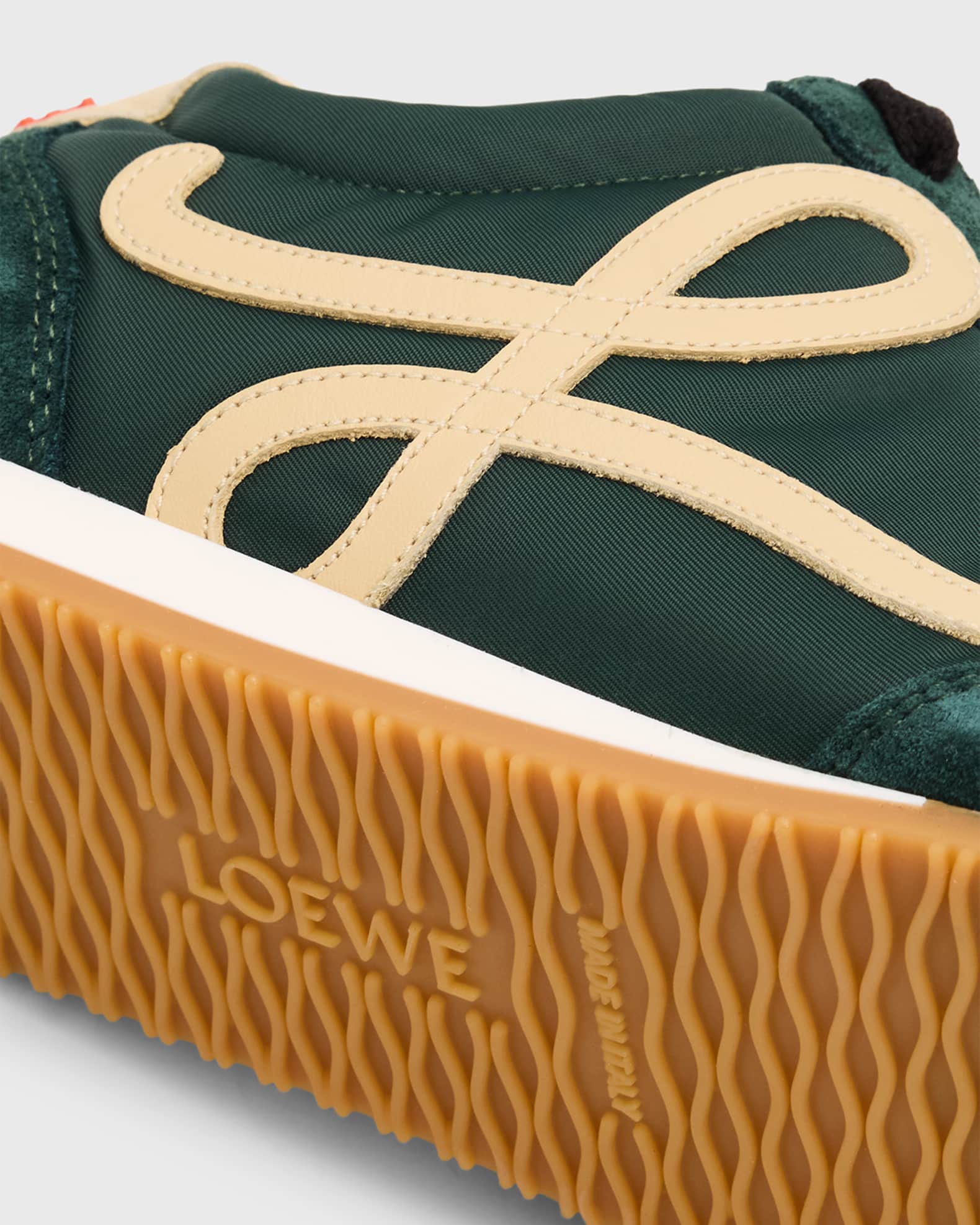 Loewe Ballet Runner 2.0 Mixed Leather Sneakers | Neiman Marcus