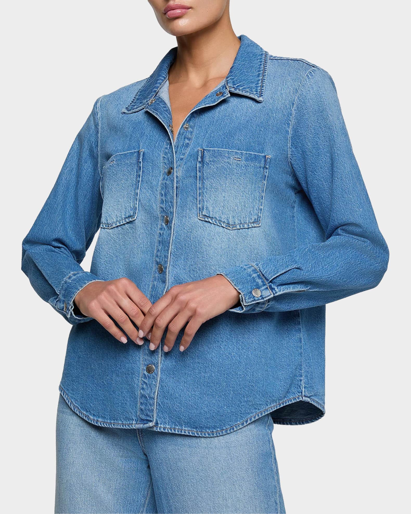 L'Agence Isla Denim Shirt | Neiman Marcus