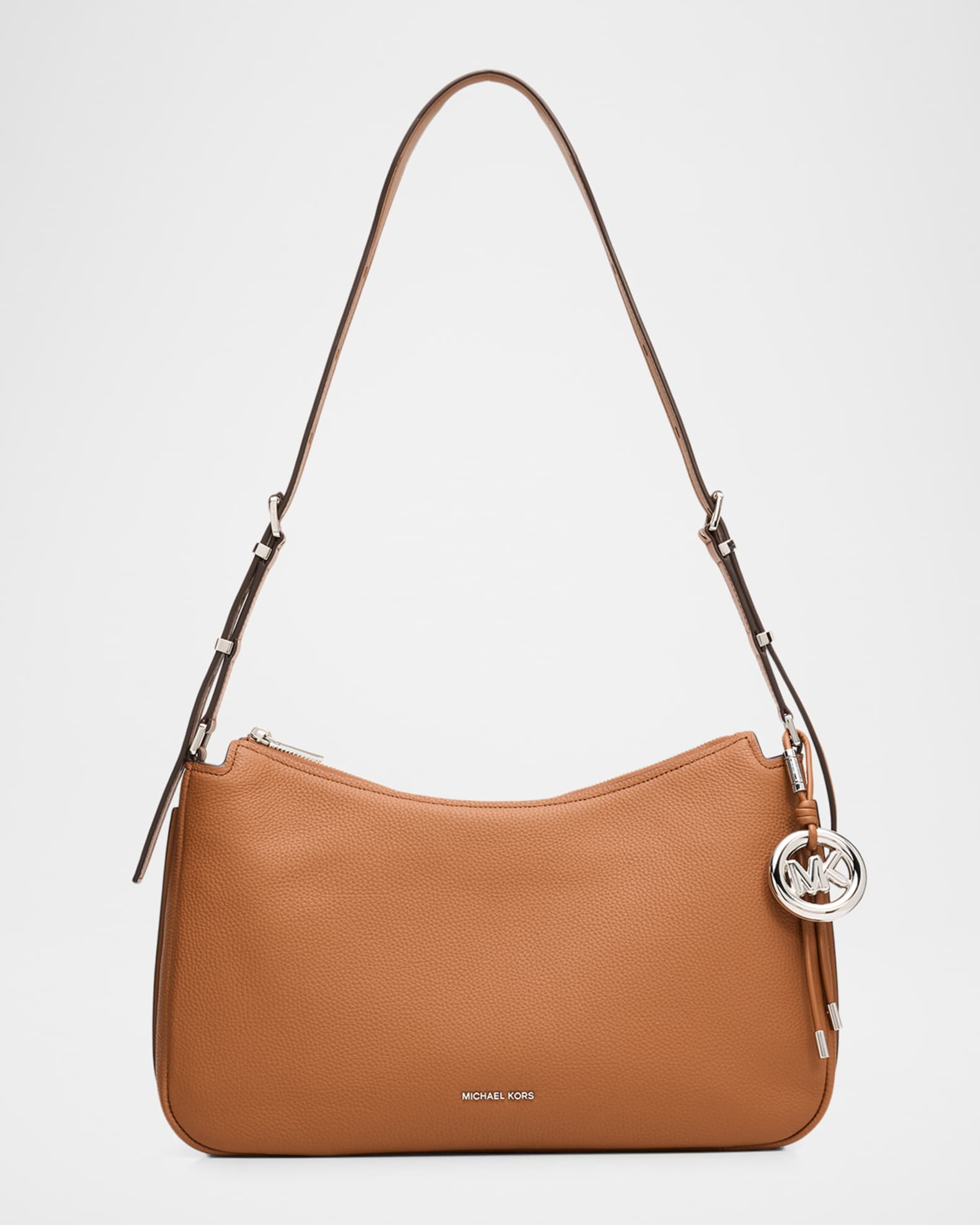 MICHAELKORSベージュ ハンドバッグショルダーバックボアミディアムサイズ MICHAEL Michael Kors Nolita Medium Pebble Leather Shoulder Bag