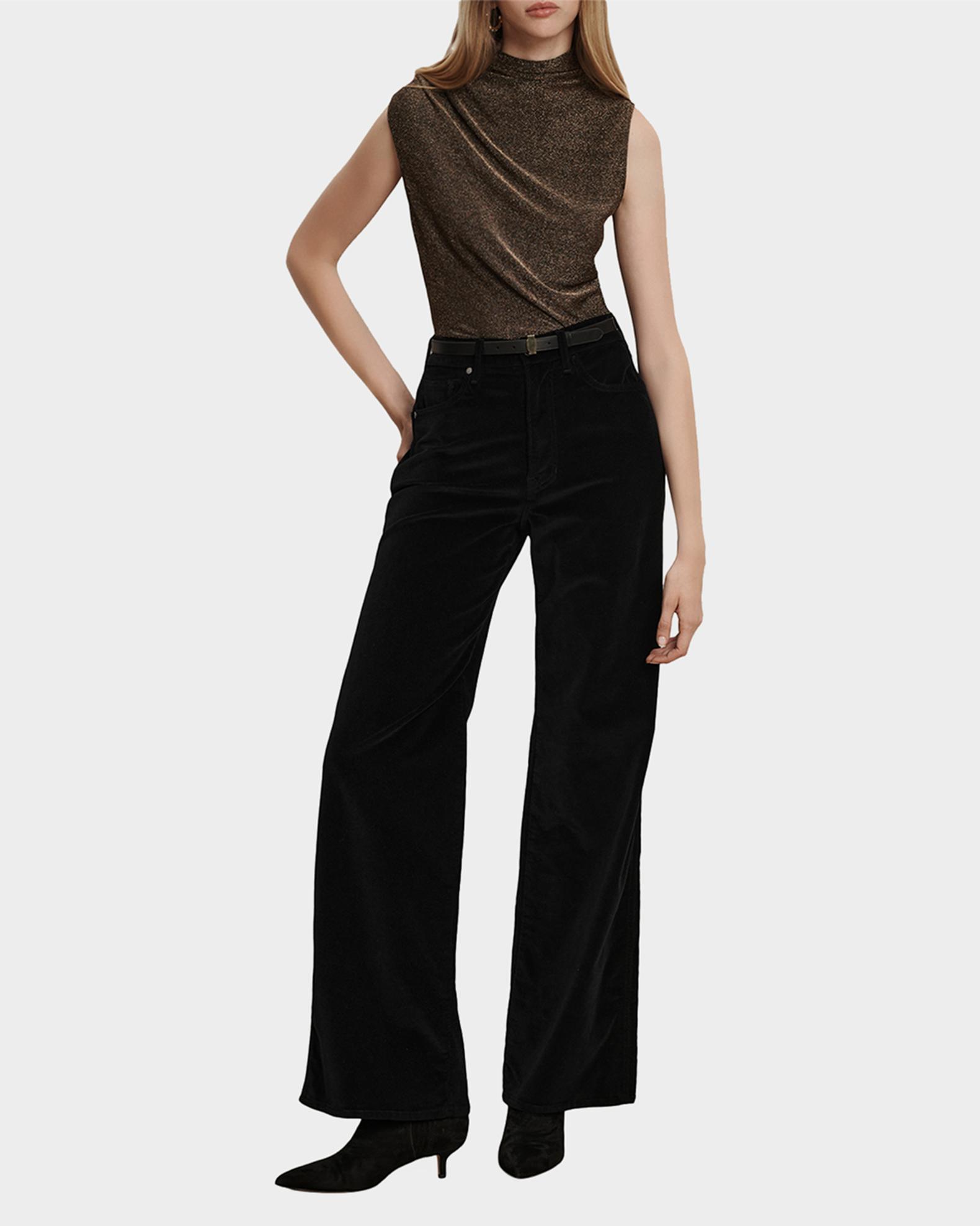 Veronica Beard Taylor High-Rise Wide-Leg Pants | Neiman Marcus