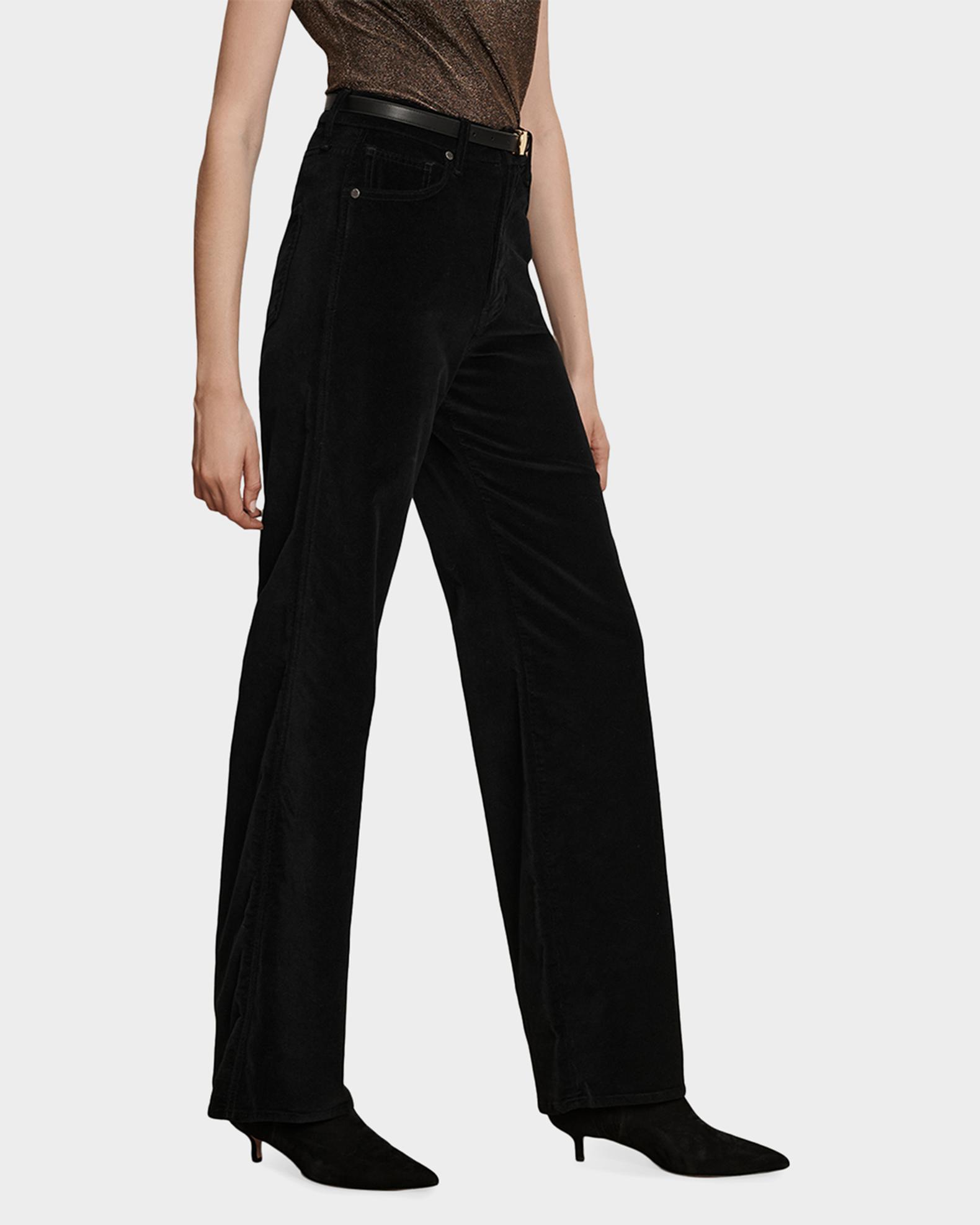 Veronica Beard Taylor High-Rise Wide-Leg Pants | Neiman Marcus
