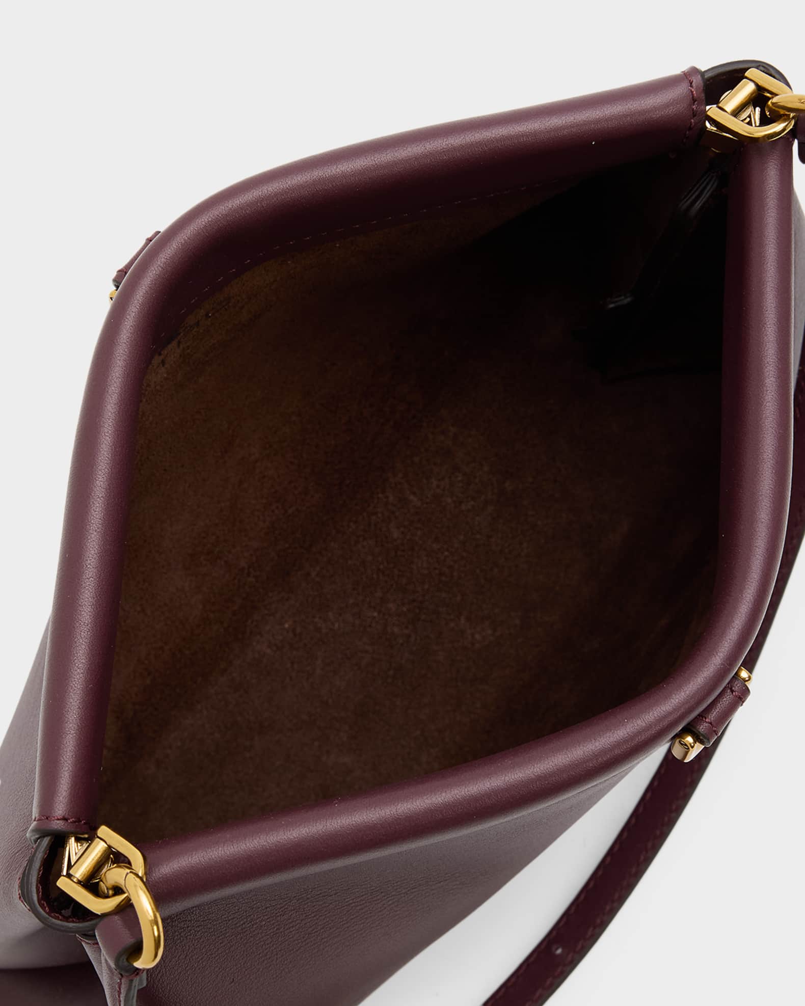 Etro Talk XS Leather Clutch Bag | Neiman Marcus