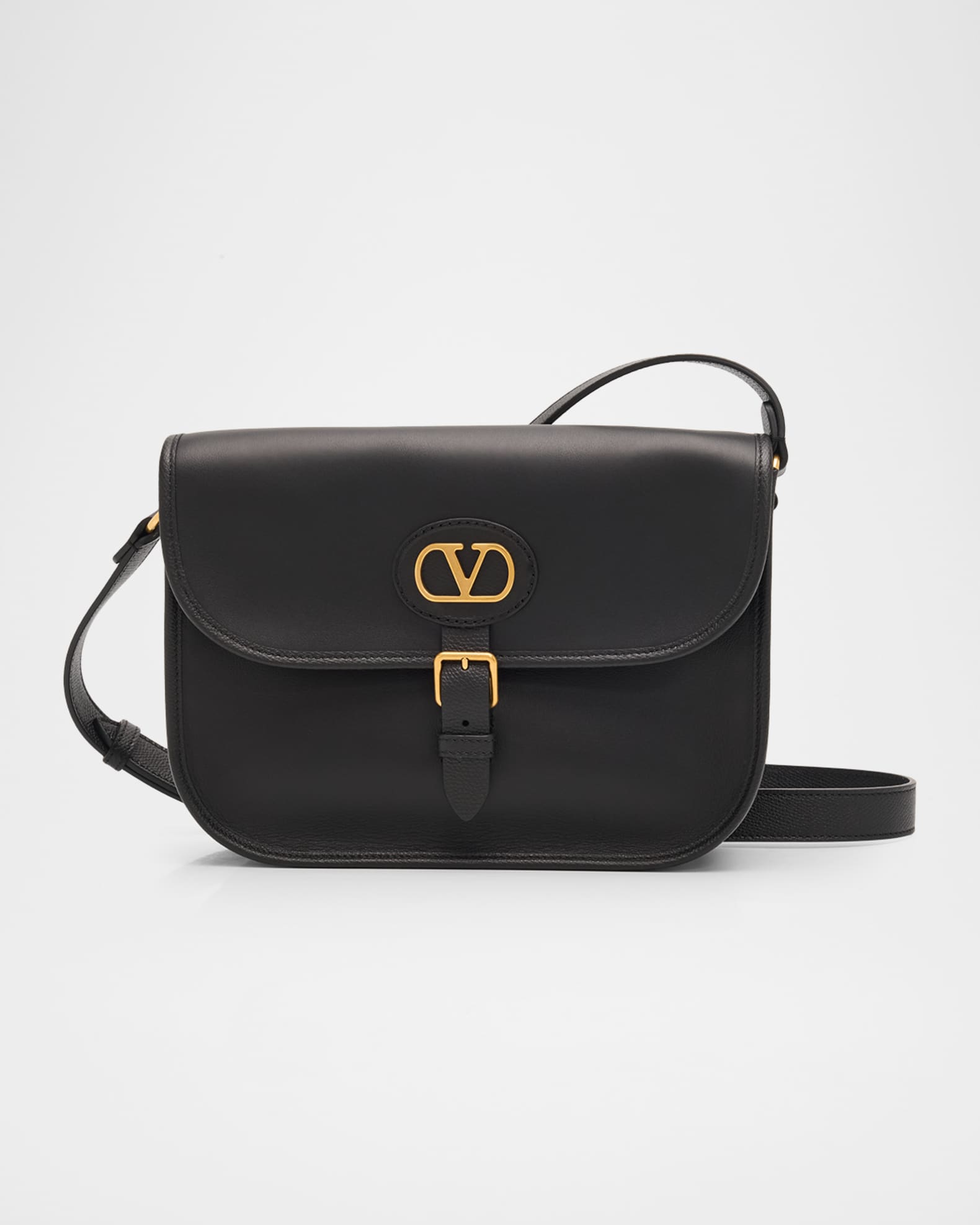 Valentino Garavani Men's Antibes Calfskin Shoulder Bag | Neiman Marcus