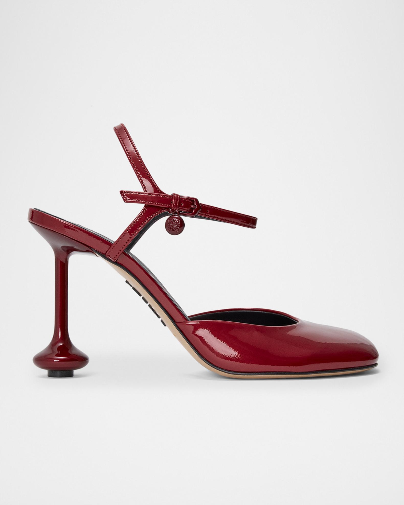 LOEWE 90mm Toy Patent Leather Ankle-Strap Pumps | Neiman Marcus