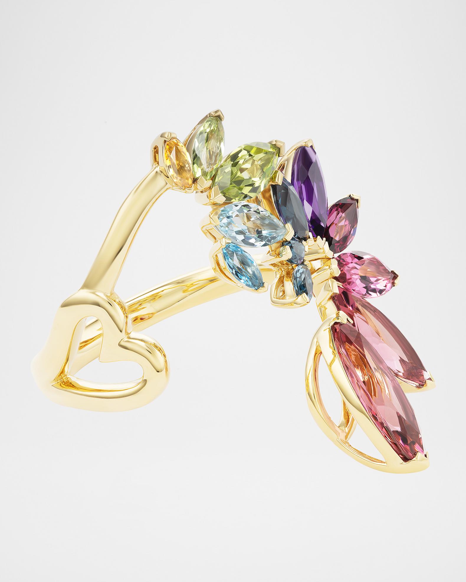 Emily P. Wheeler Arashi Statement Ring with Multicolor Stones