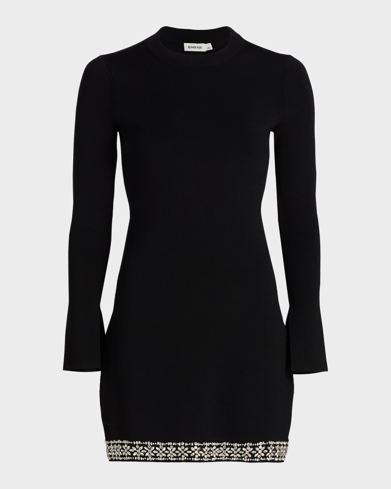 sweater dress pleated Crisscross Pleated Skirt Sweater Dress