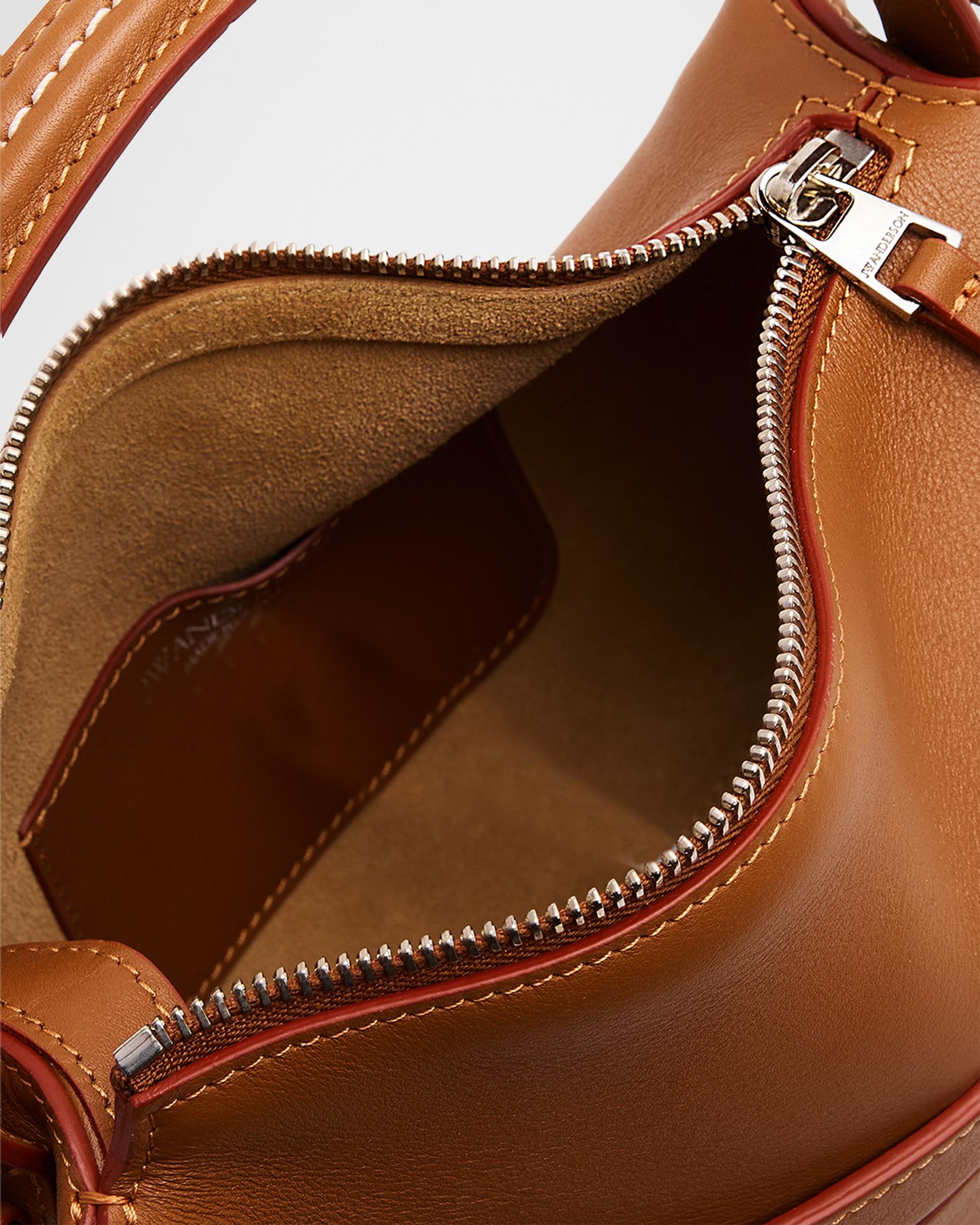 JW Anderson Small Loafer Leather Top-Handle Bag | Neiman Marcus