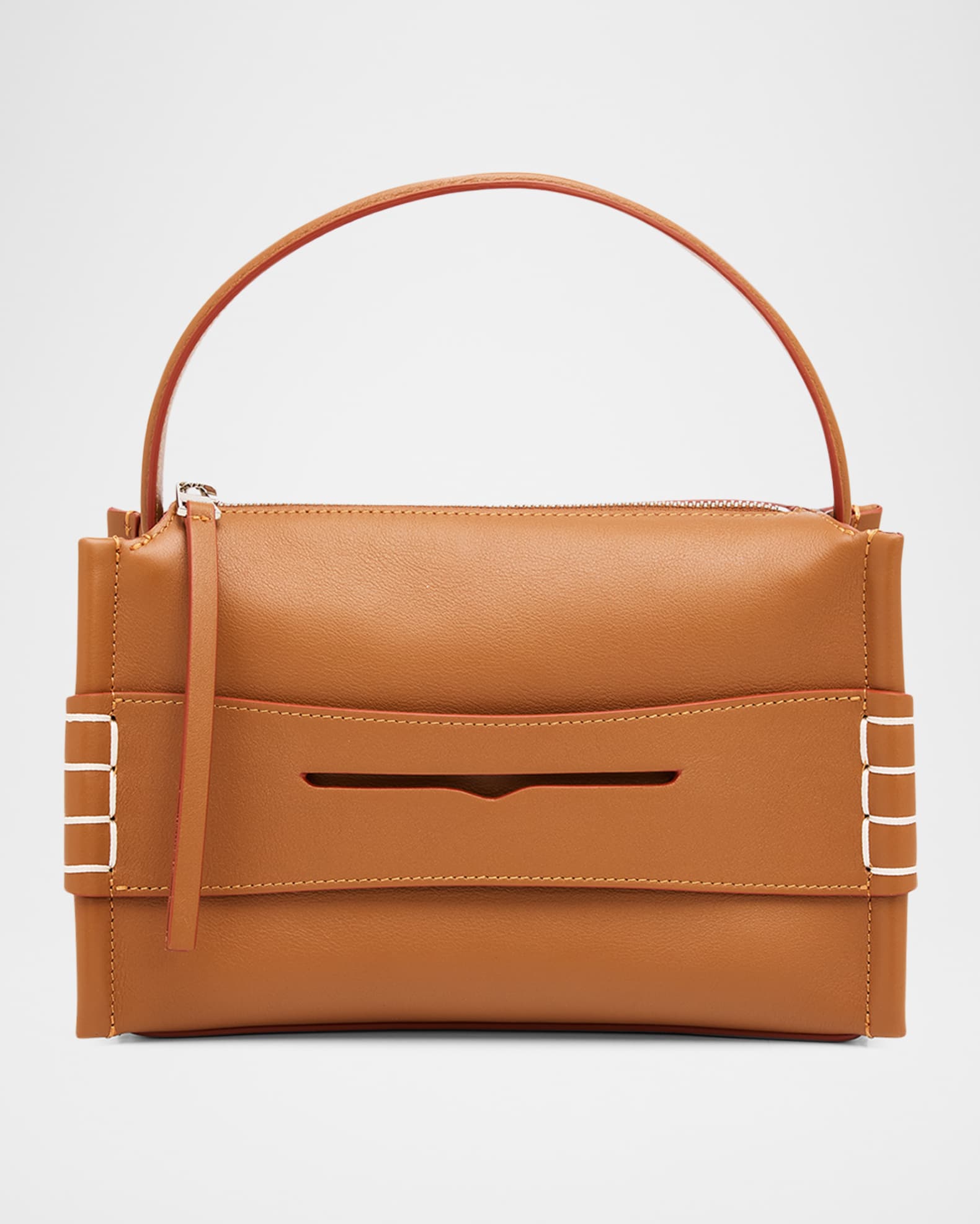 JW Anderson Small Loafer Leather Top-Handle Bag | Neiman Marcus