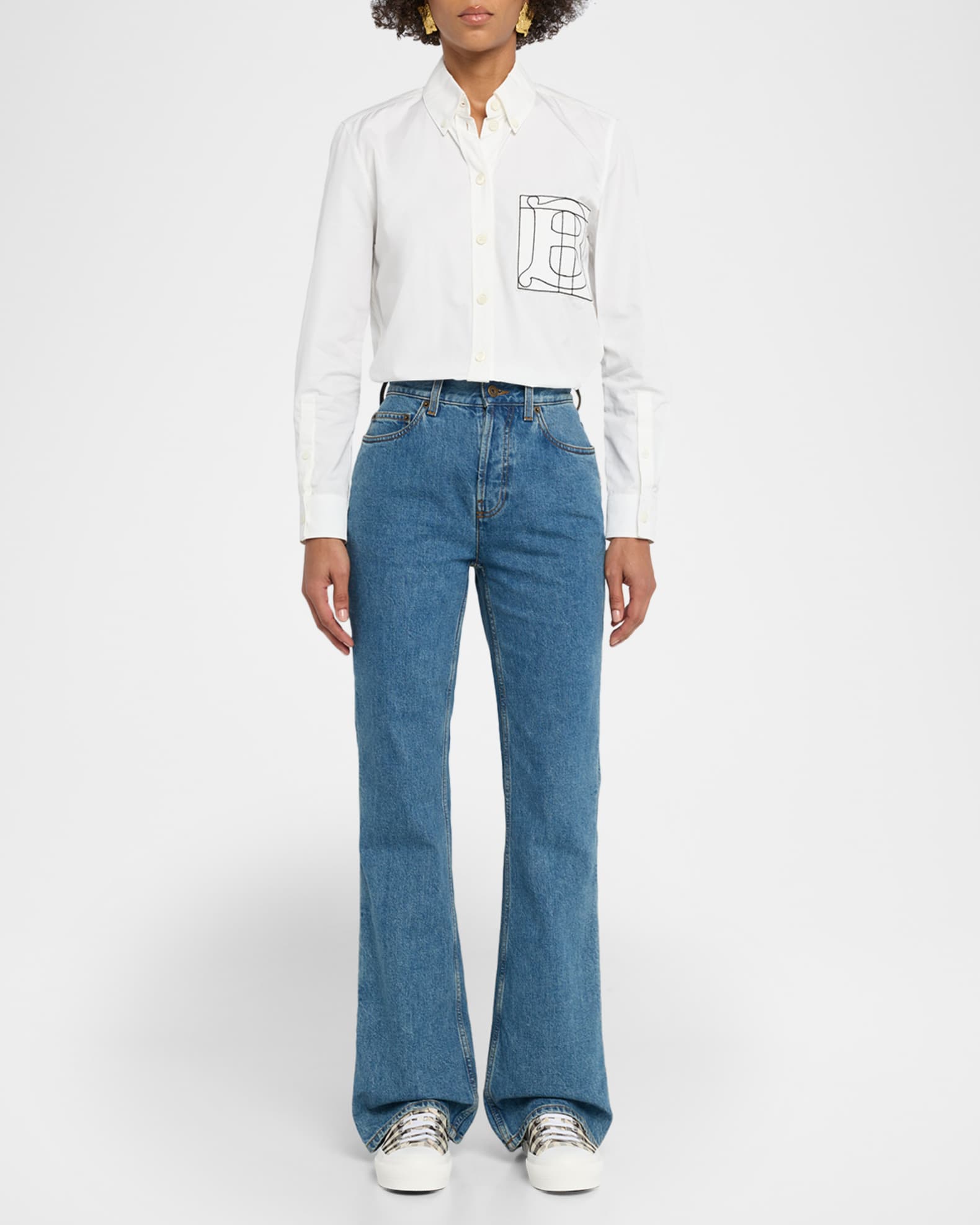 Burberry Jack Check Low-Top Sneakers | Neiman Marcus