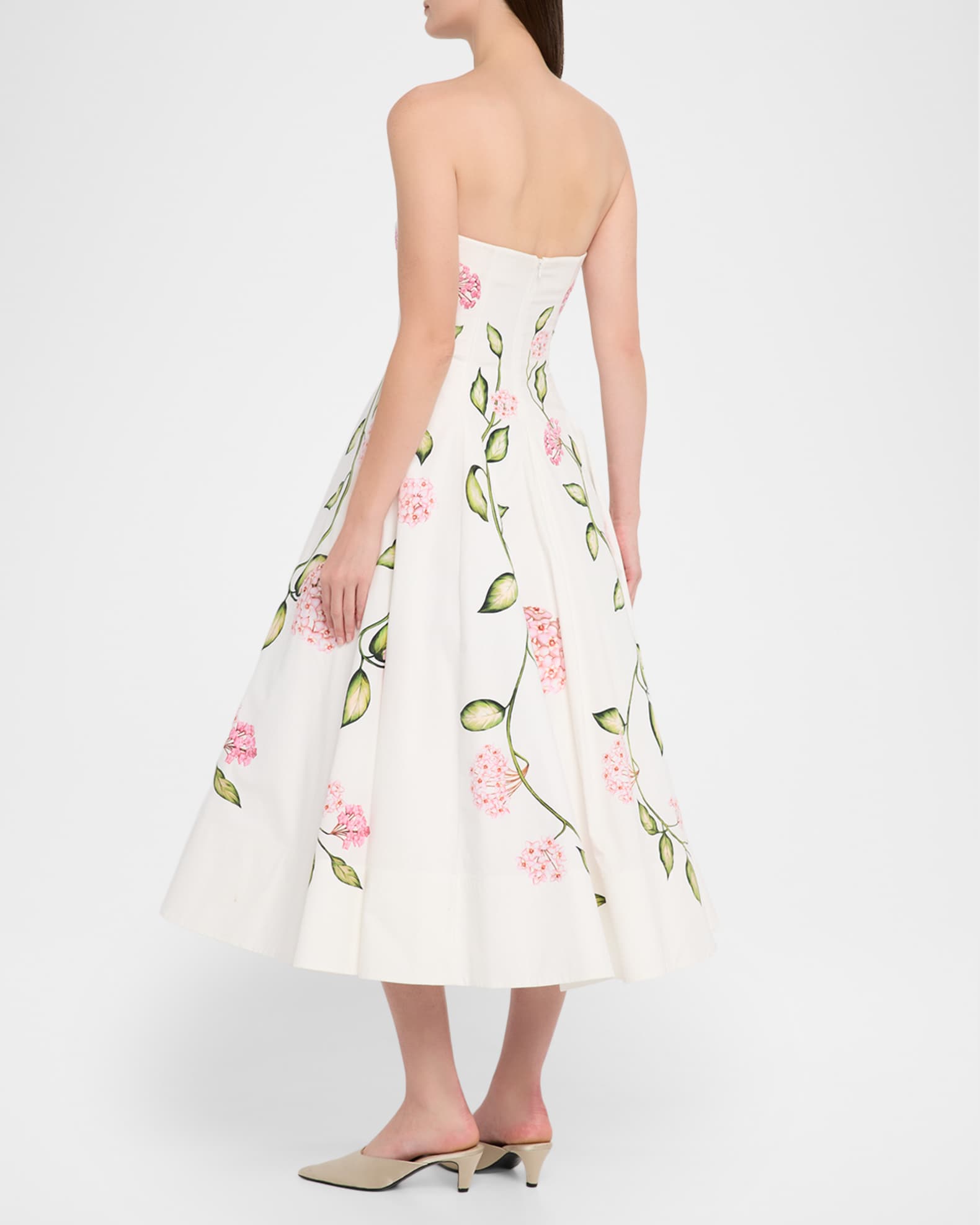 knee length dresses for ladies Drop Waist Peplum Midi Dress – Endless Rose main image 0