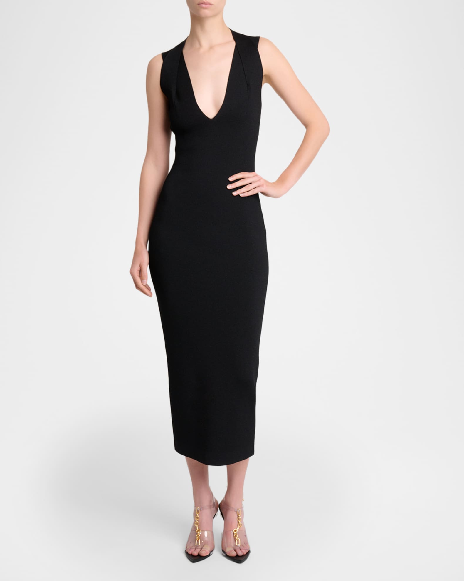 Knit Midi Dress