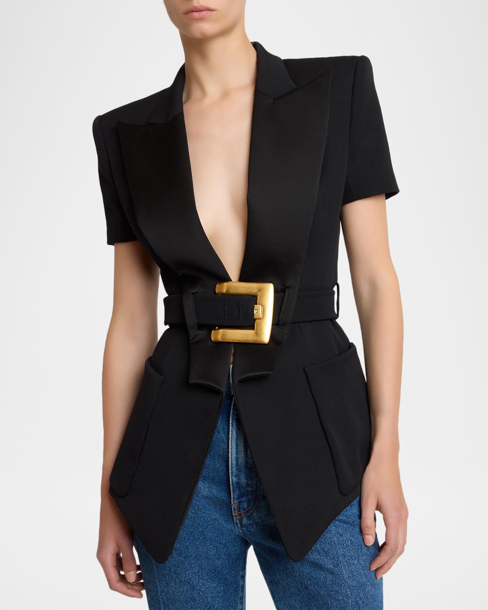 Balmain belt and blazer | ヤマダウェブコム