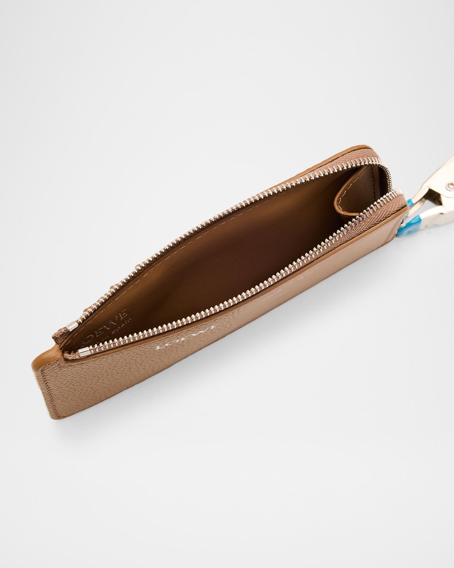 Loewe Smooth & Grained Leather Coin Cardholder | Neiman Marcus