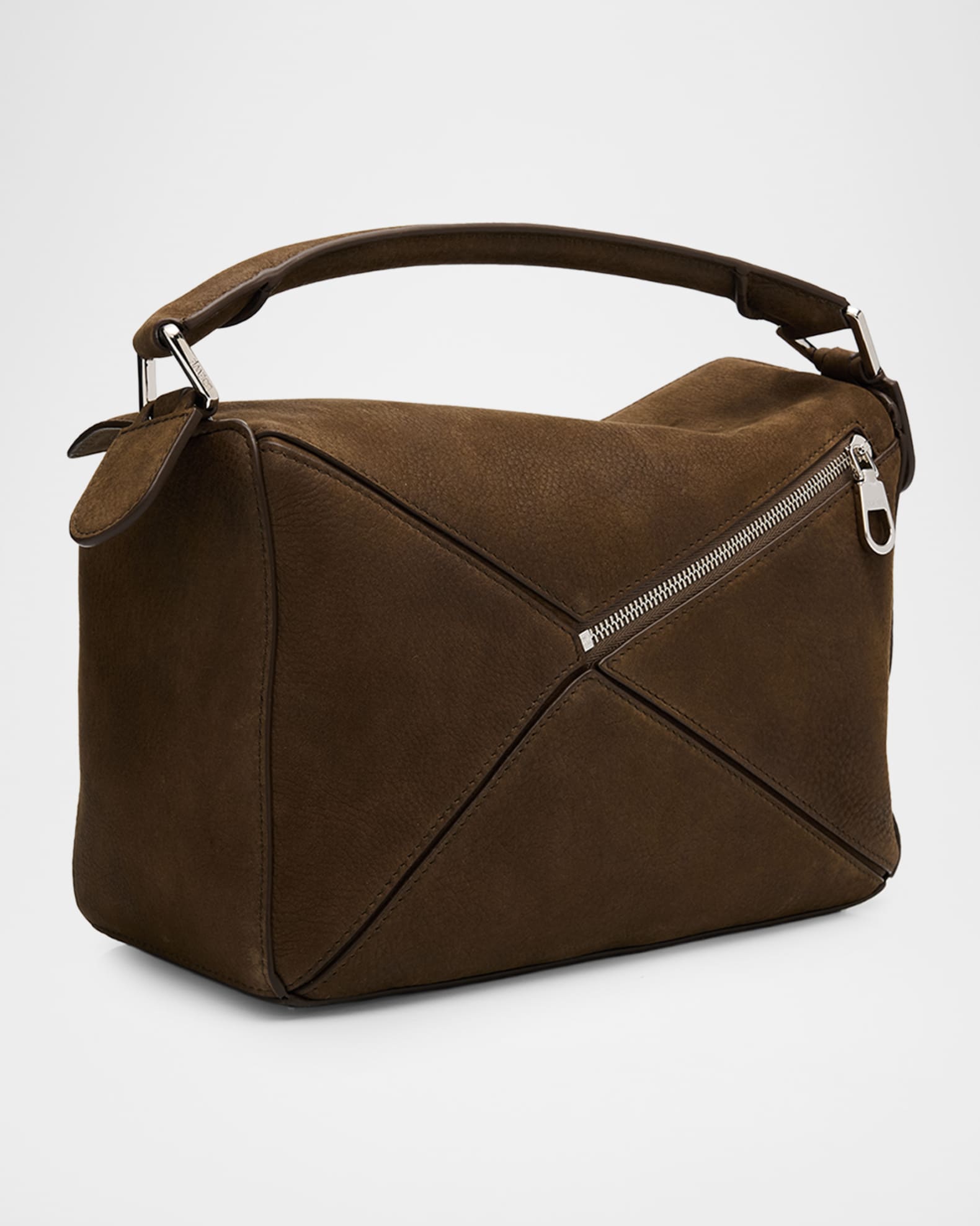 Loewe Puzzle Small Top-Handle Bag in Smooth Leather | Neiman Marcus