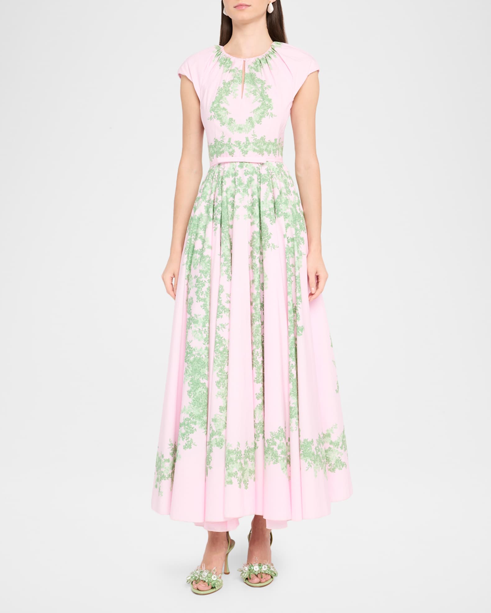 extra long white maxi dress Women's Trumpet High Neck Lace Extra Long Length Dress XS/S/M/L/XL White  MEAN BLVD main image 0