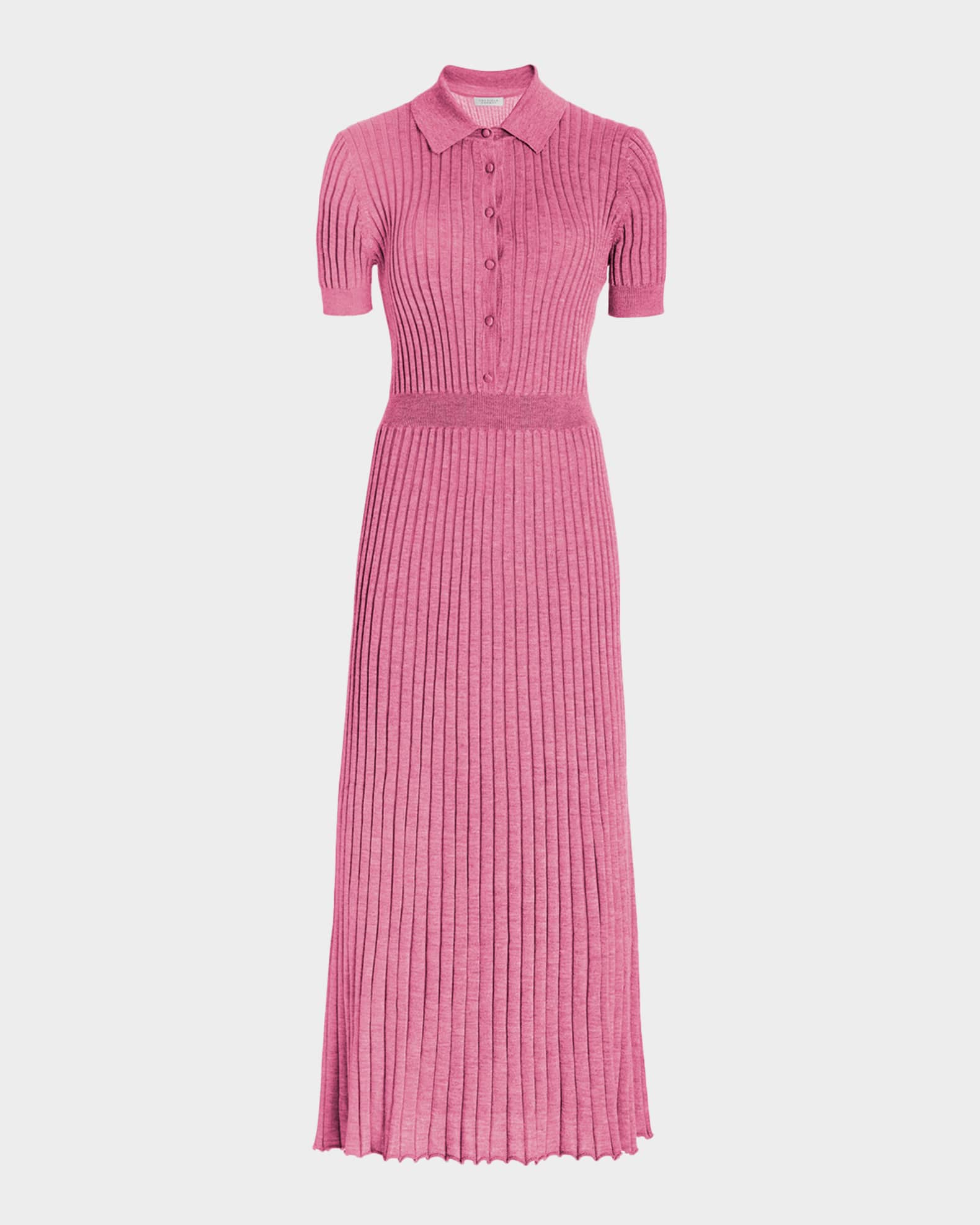 gabriela hearst ardor ribbed cashmere and silk blend midi dress Ribbed cashmere and silk-blend midi dress - navy
