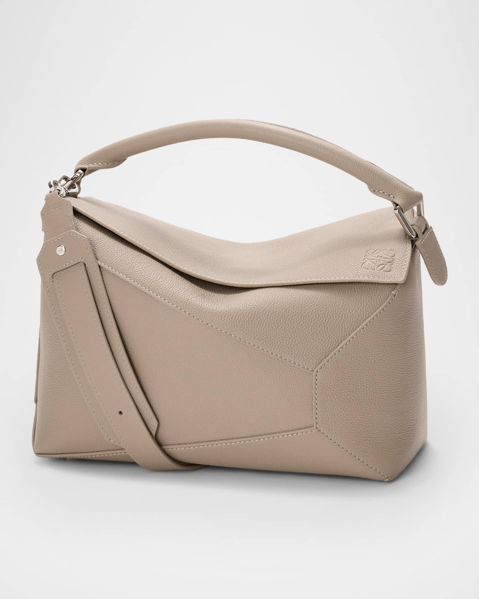 LOEWE　ハンドバッグ Loewe Puzzle Edge Top Handle Bag in Leather | Neiman Marcus