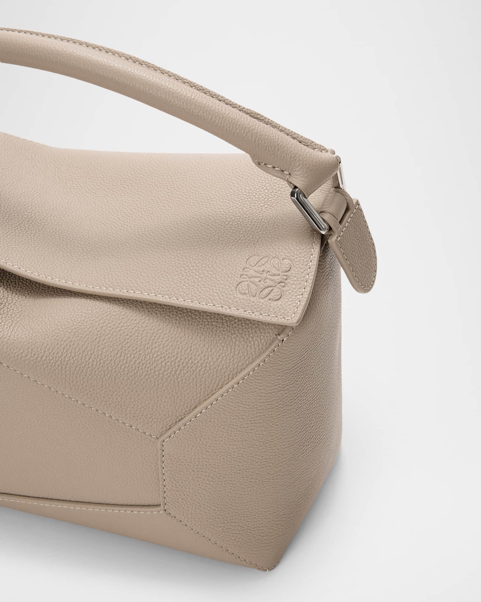 Loewe Puzzle Edge Top Handle Bag in Leather | Neiman Marcus