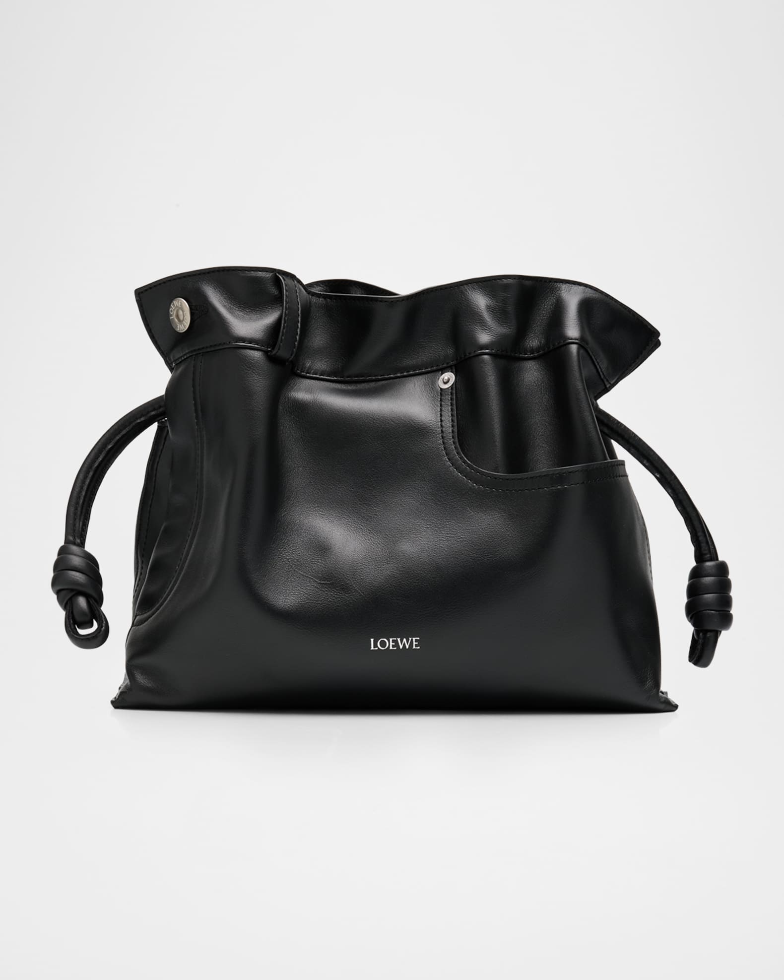 Loewe Flamenco Panta Clutch Bag in Leather | Neiman Marcus