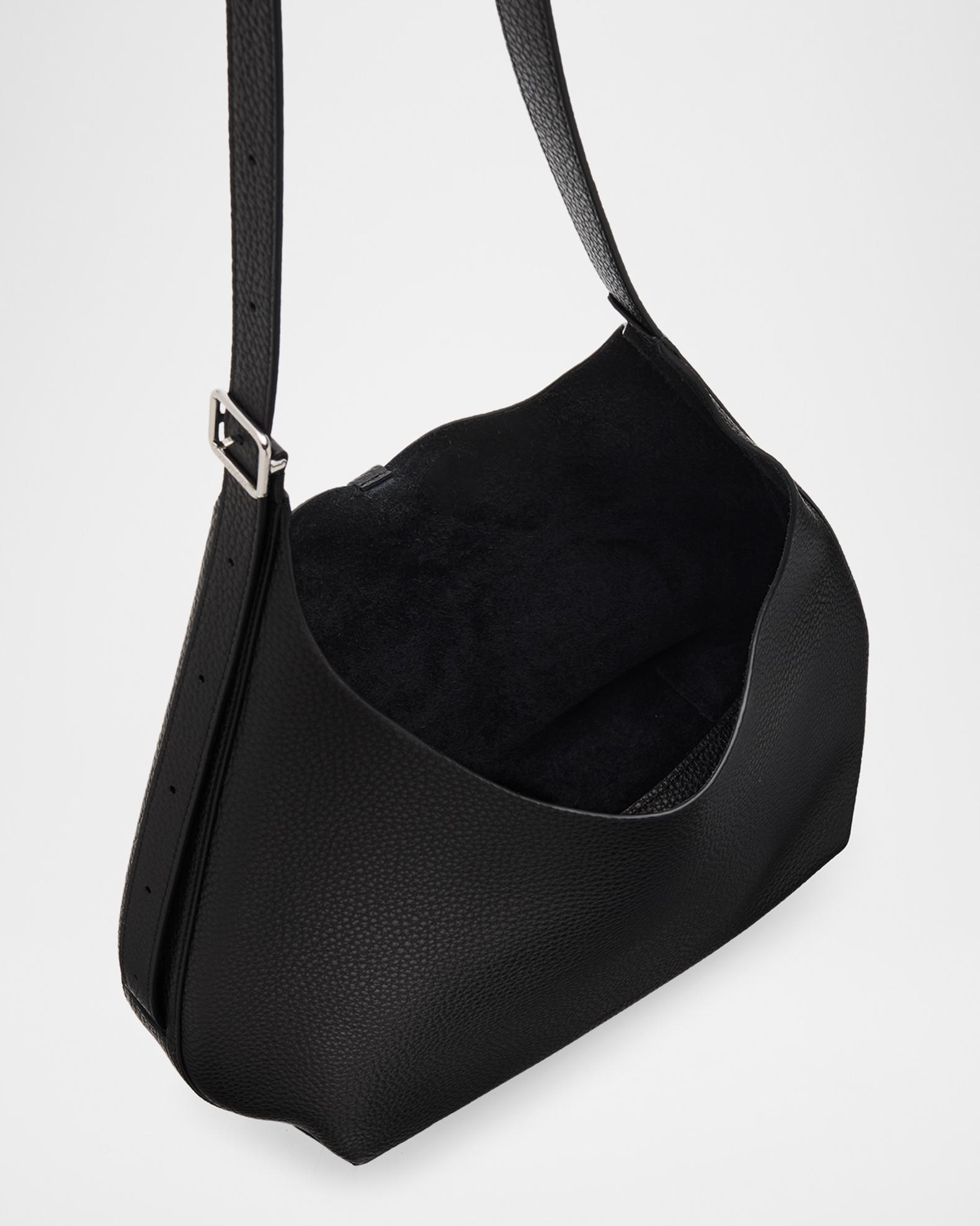 Courreges Holy Grained Leather Hobo Bag | Neiman Marcus