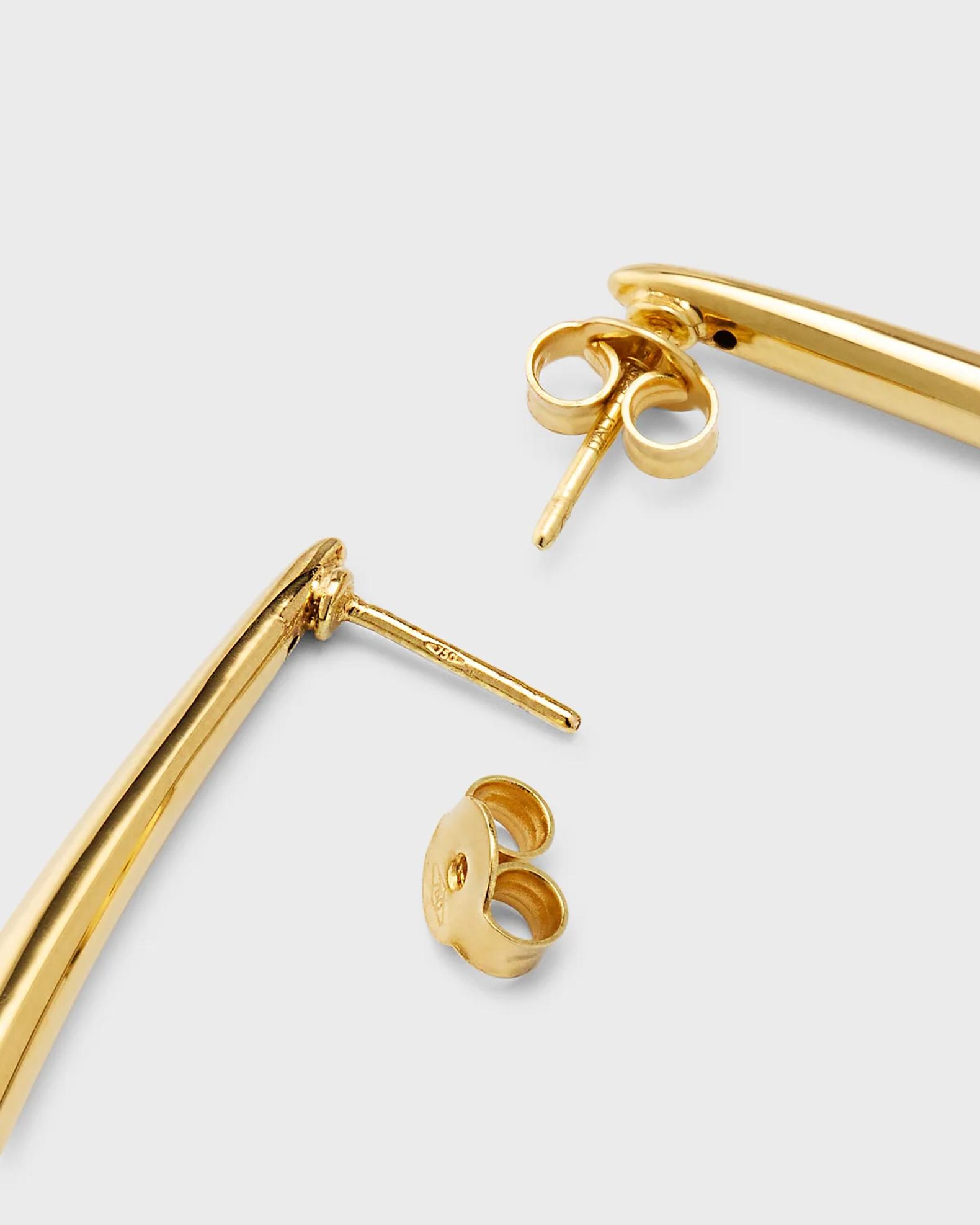 Lisa Nik Golden Dreams 18K Yellow Gold Bar Earrings | Neiman Marcus