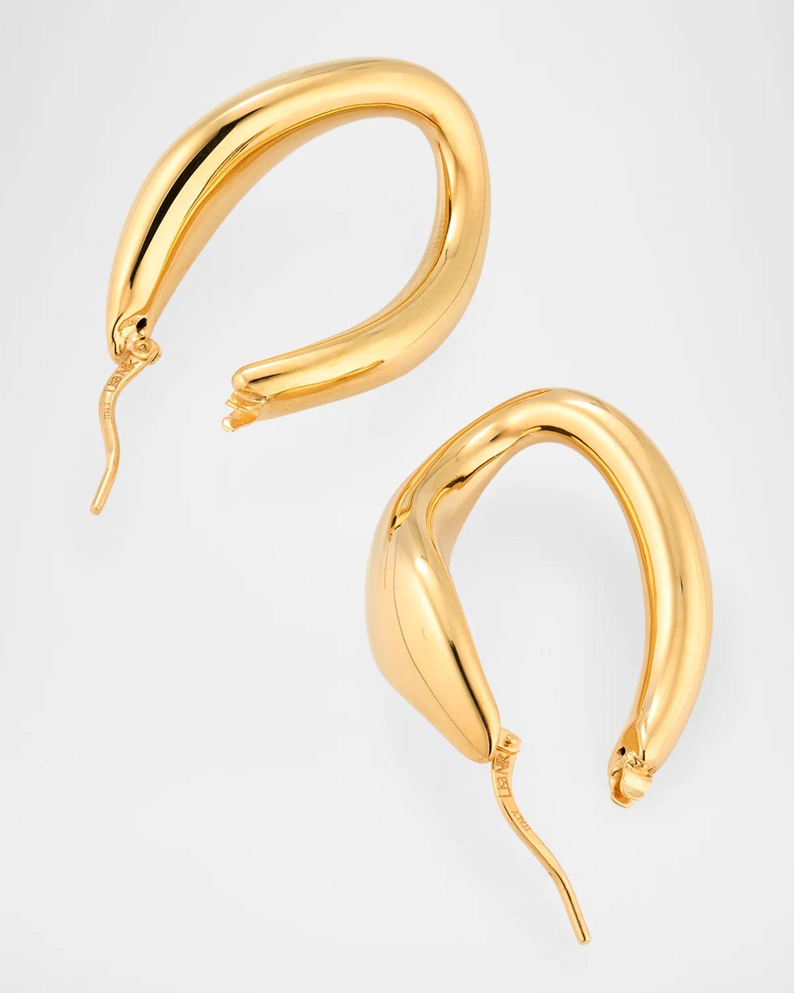 Lisa Nik Golden Dreams 18K Yellow Gold Hoop Earrings | Neiman Marcus