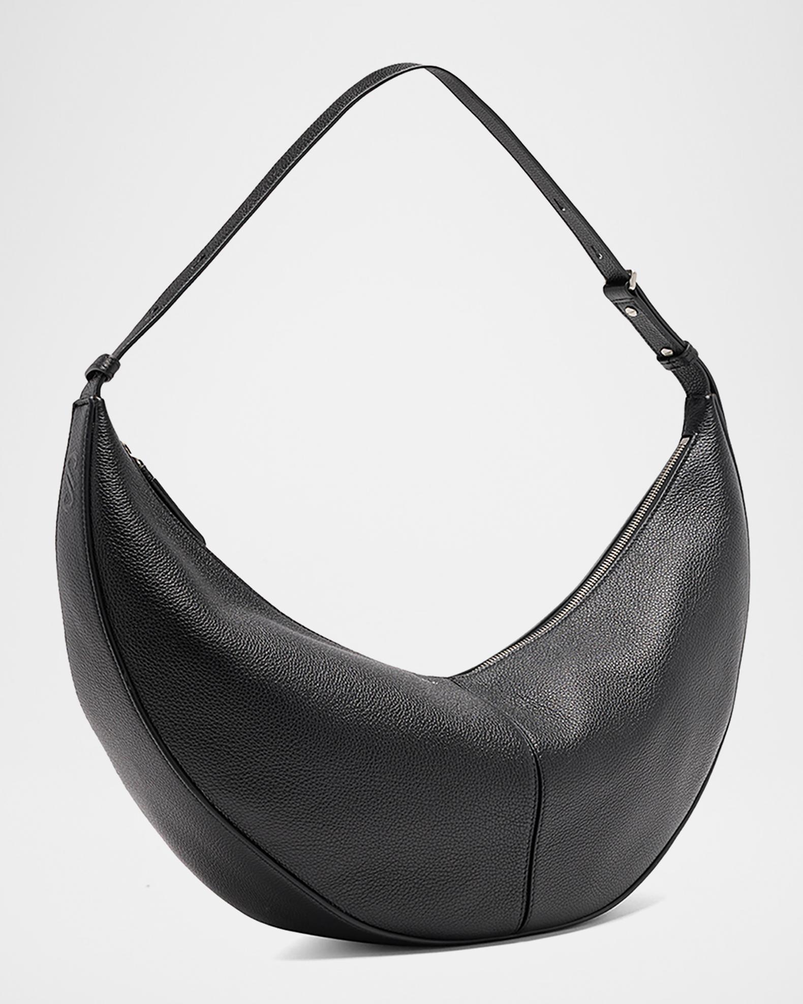 Proenza Schouler White Label Slide Crescent Pebble Leather Hobo
