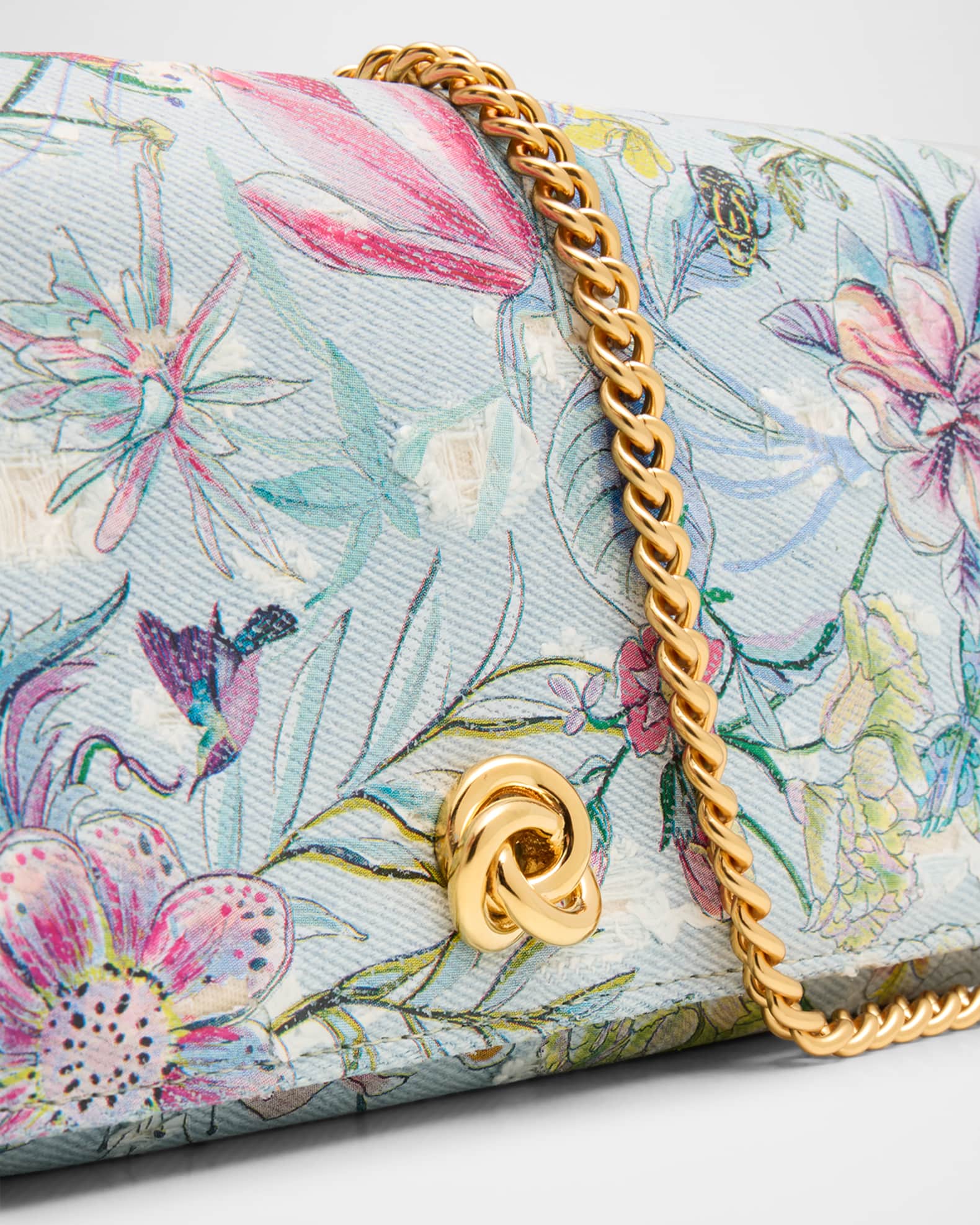 Clutch Bag Leather Printed Olivia Wilson BOWI711 - Better World Arts main image 1