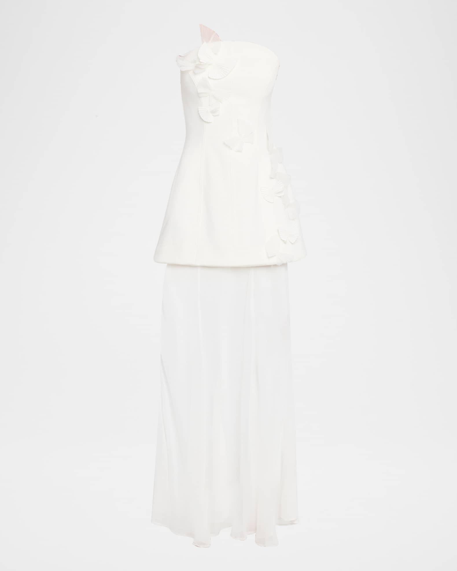 wool dress white Zanic Dress