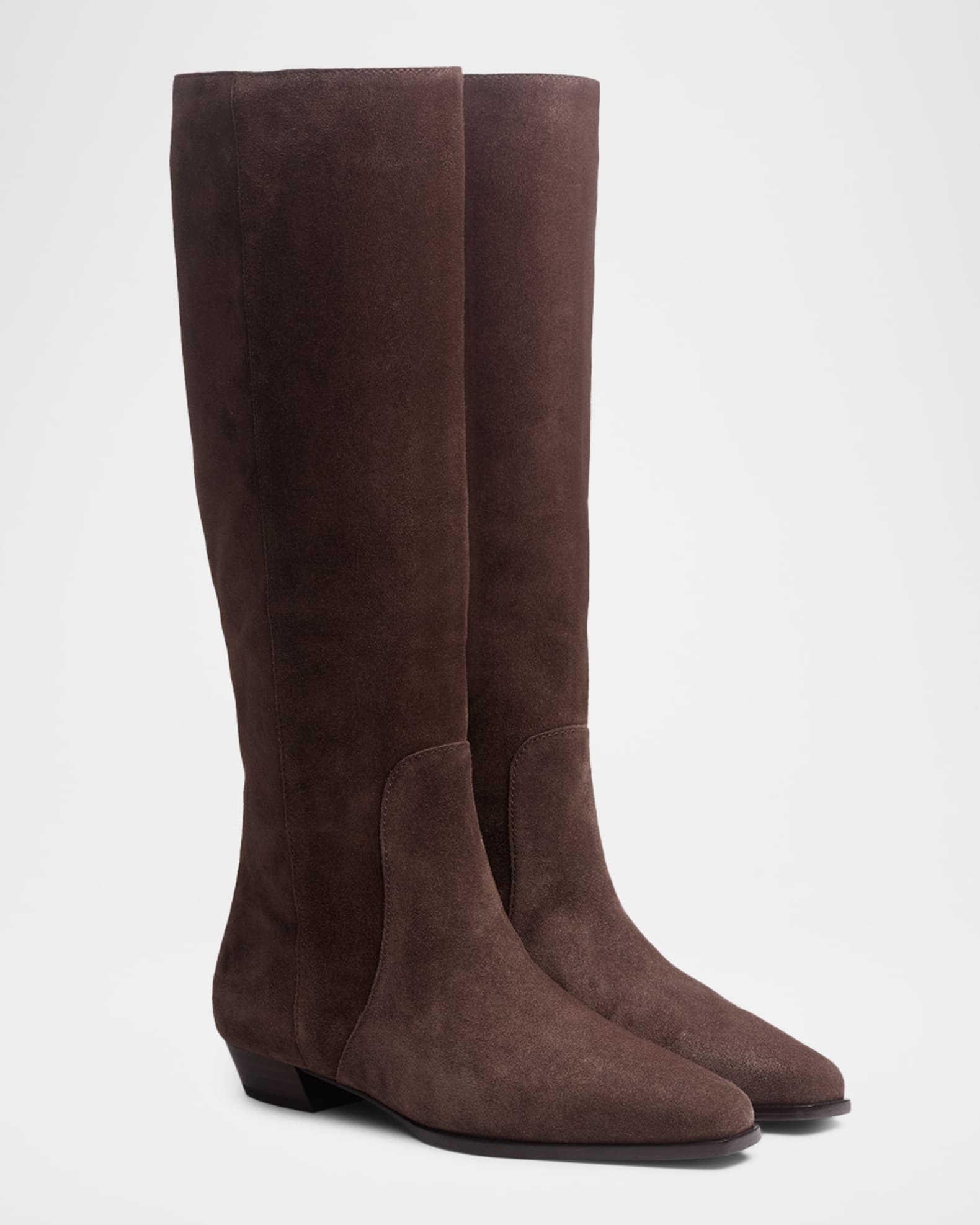 35mm Joni Suede Knee-High Boots