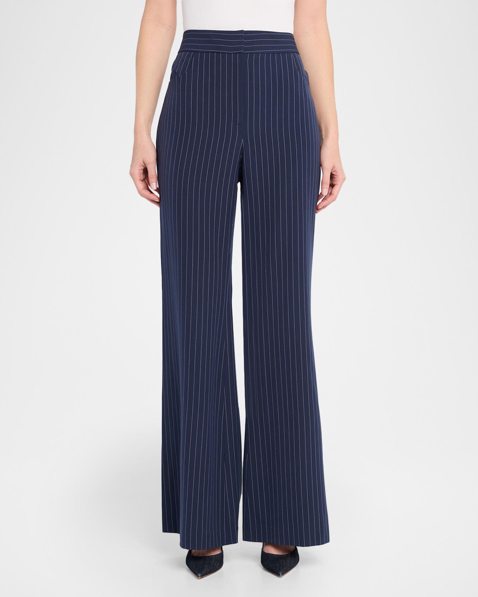 Toccin Gaia Striped Flare Pants | Neiman Marcus