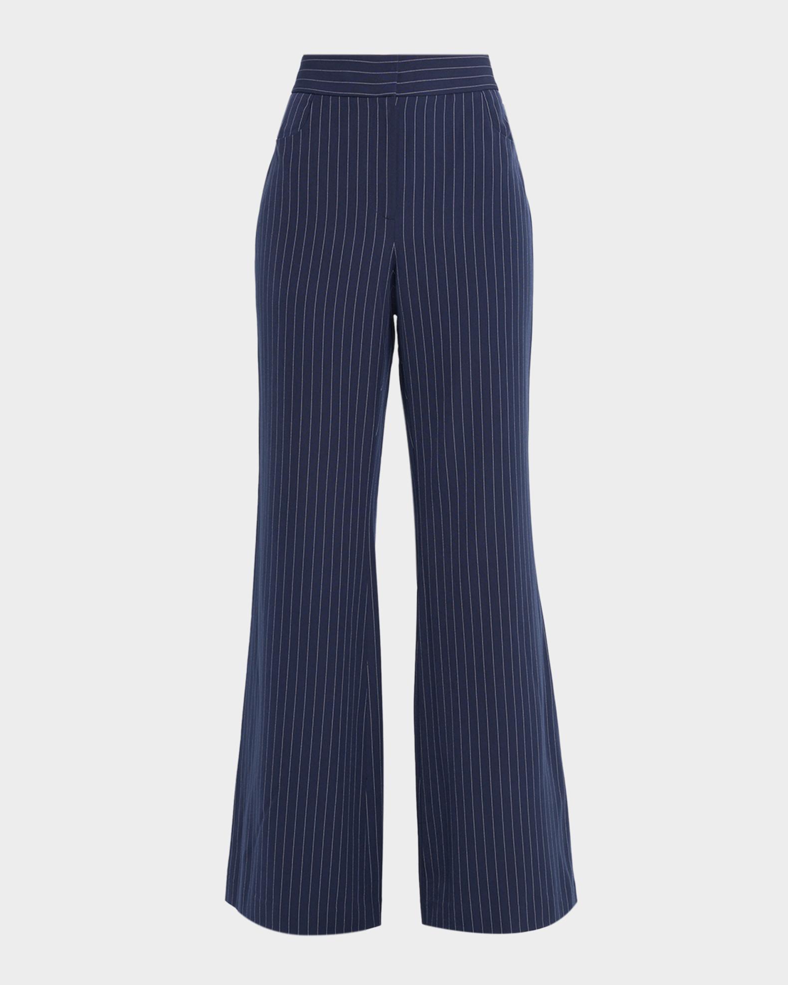 Toccin Gaia Striped Flare Pants | Neiman Marcus