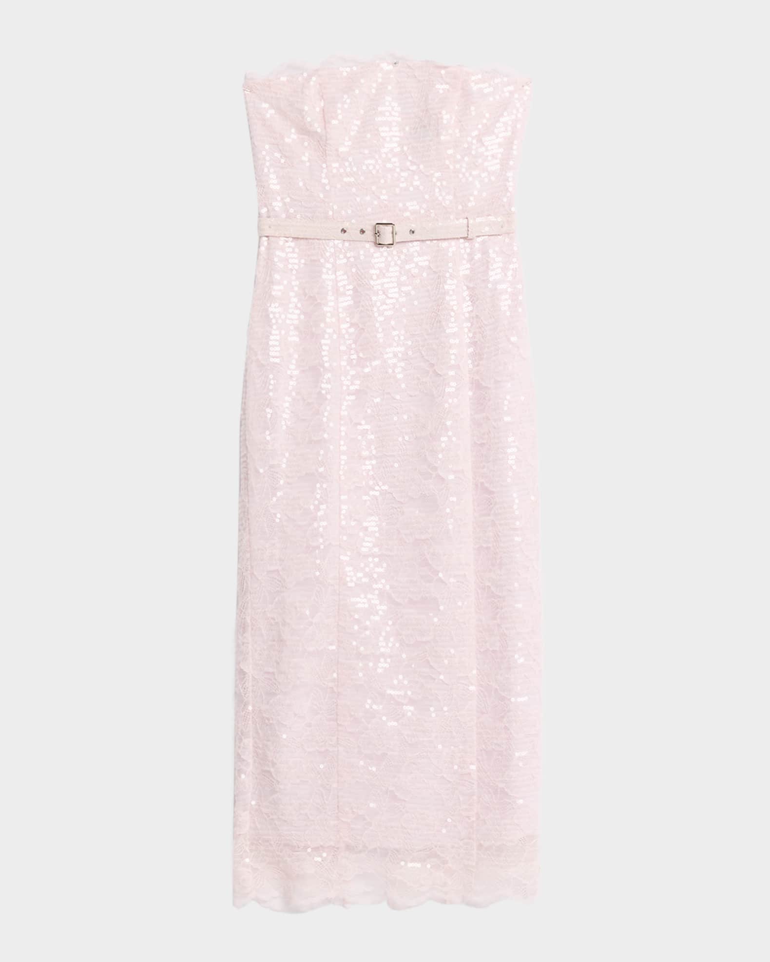 VIVIAN STRAPLESS BELTED MINI DRESS 8 / Ballet