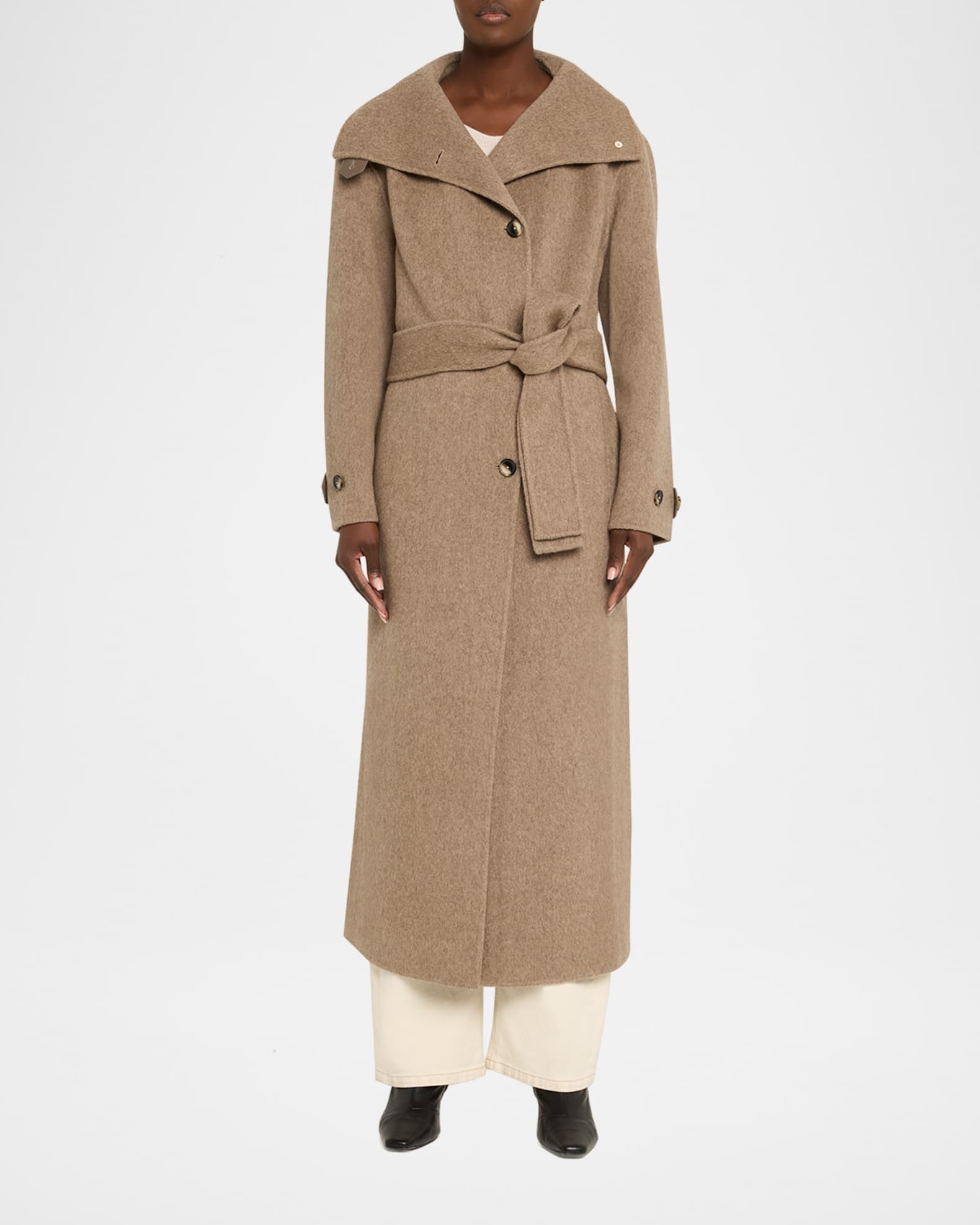 Proenza Schouler White Label Corey Splittable Wool Maxi Coat