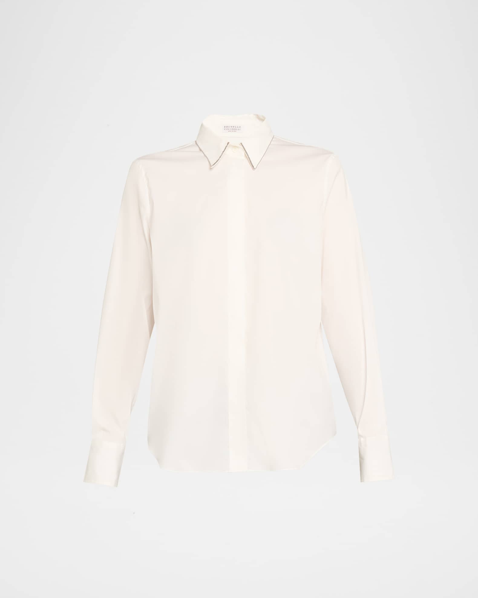 Monili Trim Double Collar Shirt main image 1