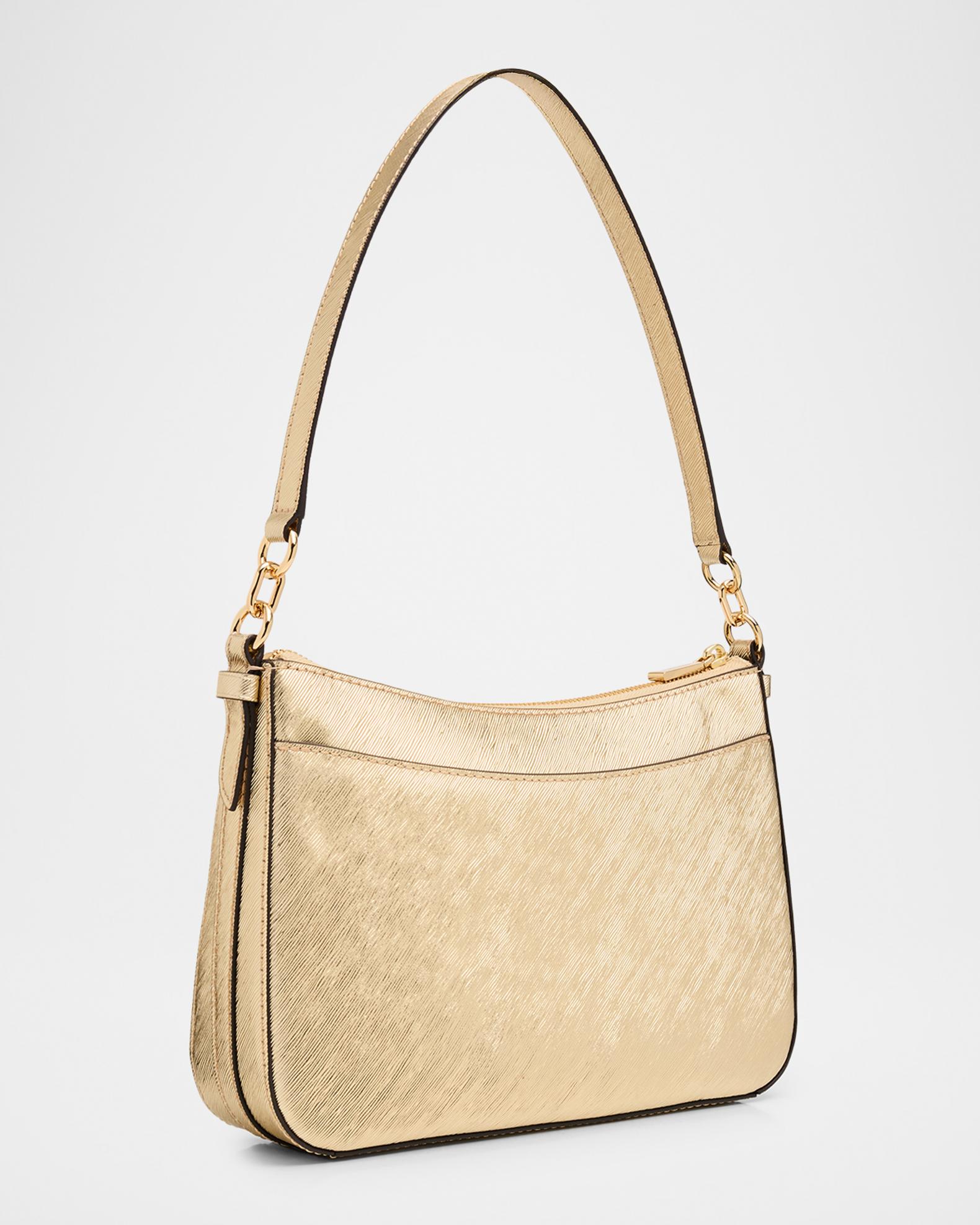 MICHAEL Michael Kors Jet Set Medium Metallic Faux Leather  display picture 1