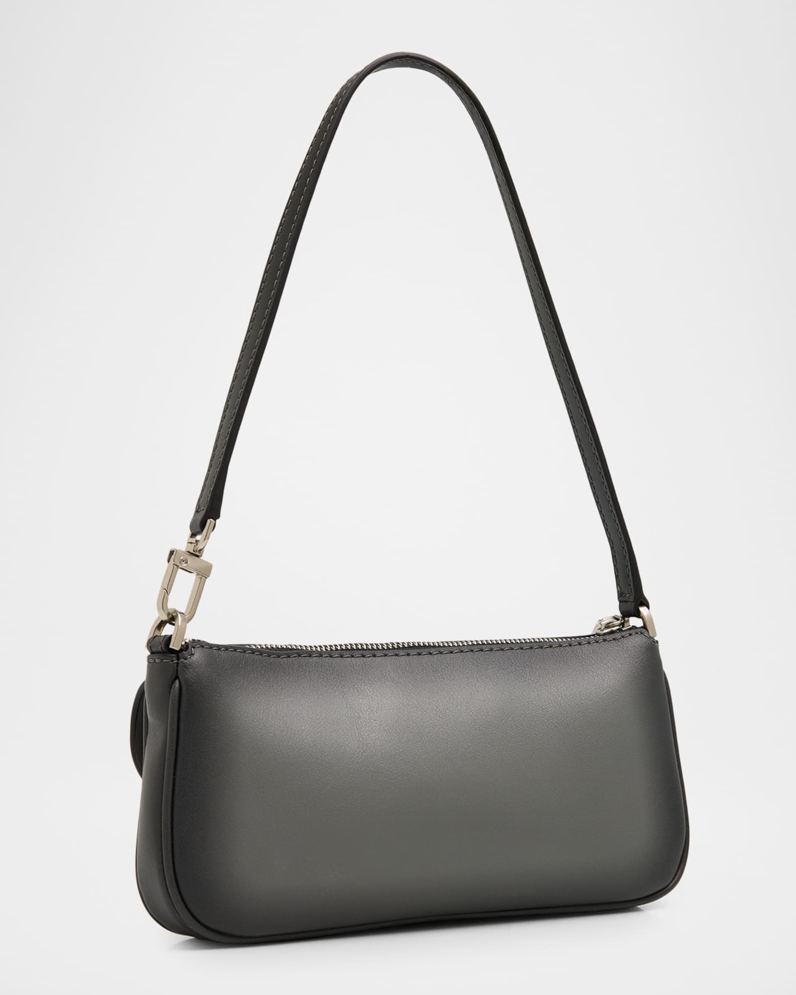 MICHAEL Michael Kors Zoe Small Burnished Leather Pochette Shoulder